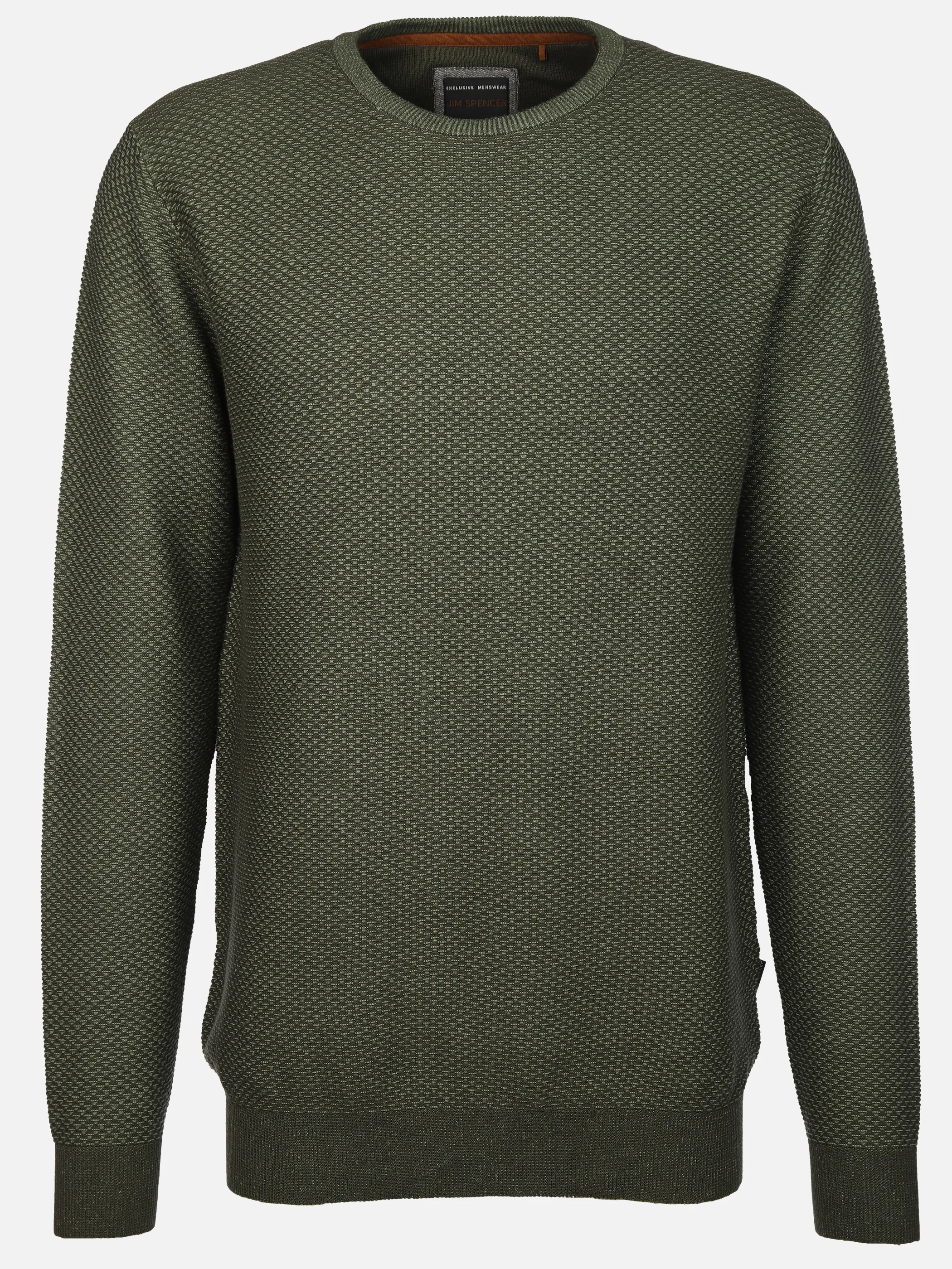 Jim Spencer He. Pullover Jacquard RH Oliv 913330 KHAKI 1