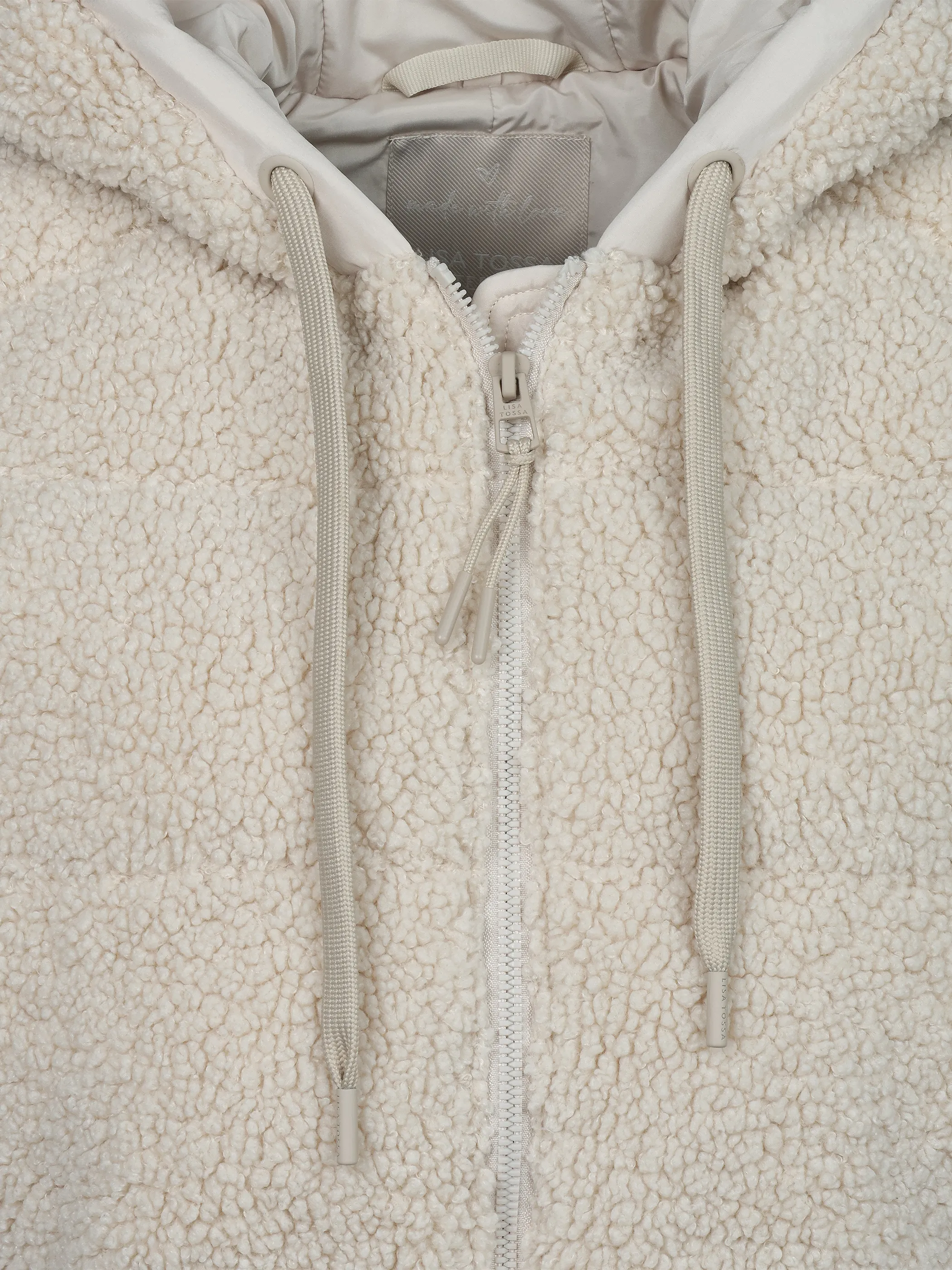 Lisa Tossa Da-Steppweste aus Teddyfleece Beige 928892 0100 3