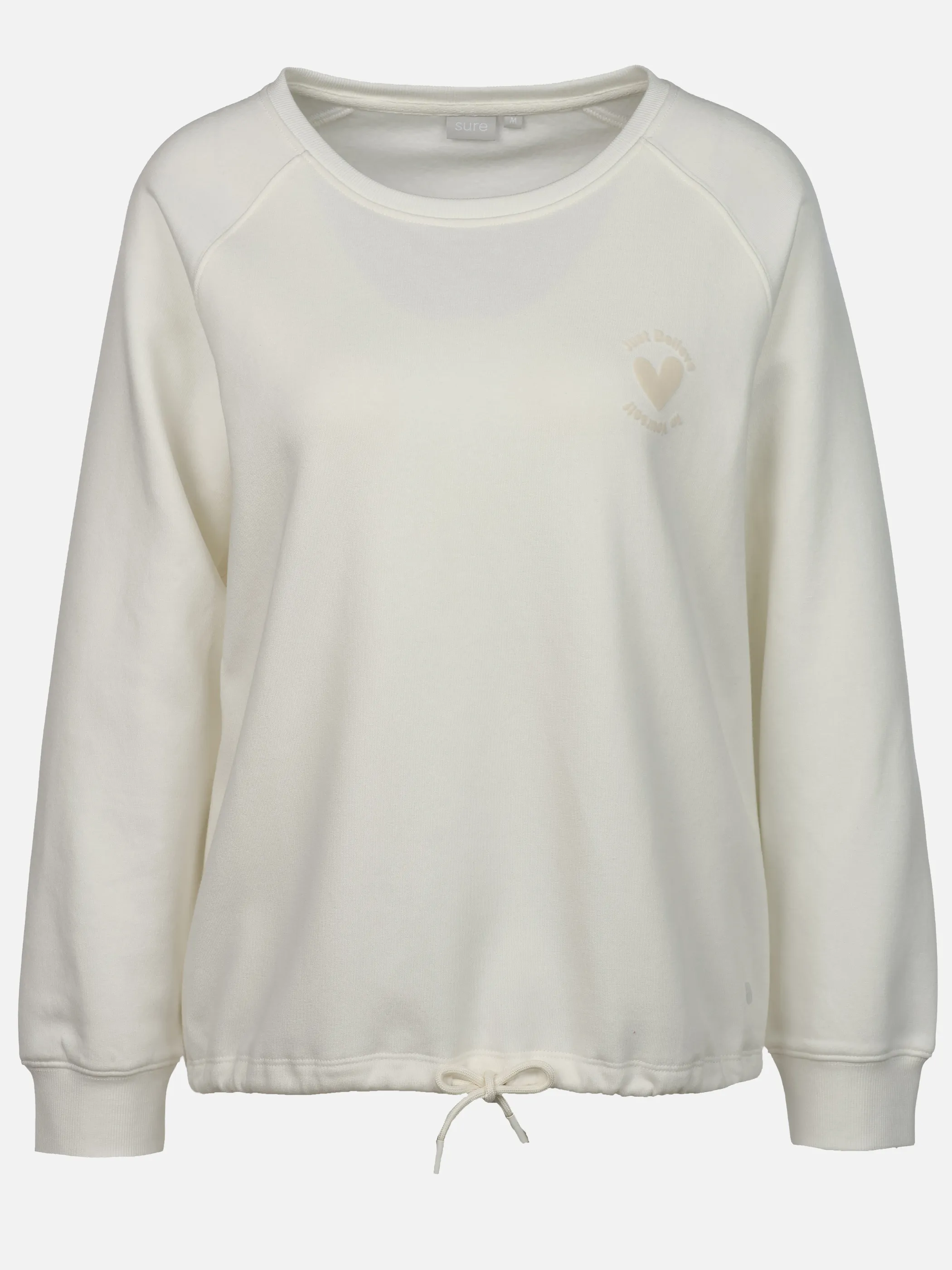 Sure Da-Sweatshirt m. Rückenprint Weiß 928887 STAR WHITE 1