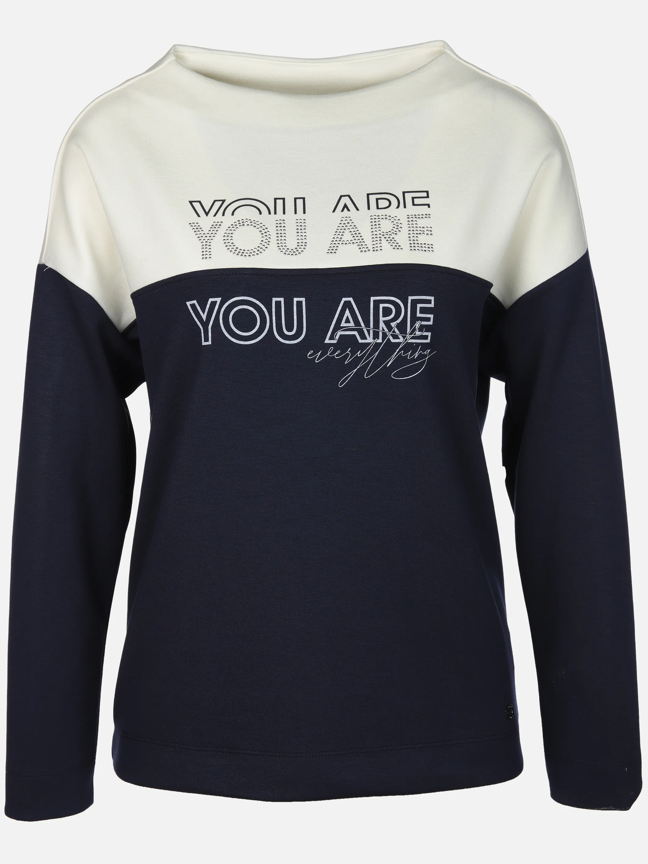 Lisa Tossa Da-Silk Look Sweatshirt Marine 916304 DARKSAPHIR 1 Lisa Tossa Da-Silk Look Sweatshirt Marine 916304 DARKSAPHIR 1