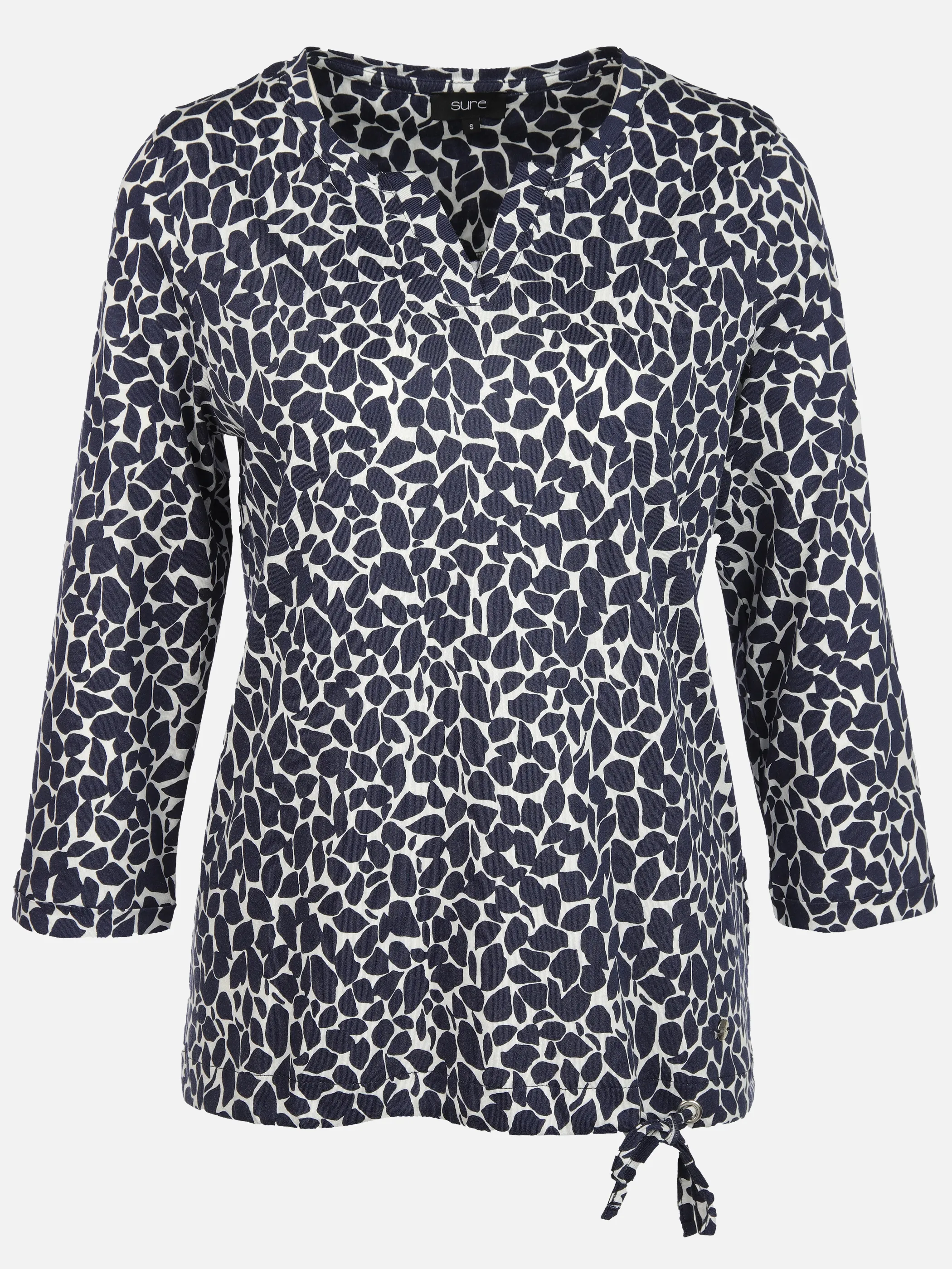 Sure Da-Print-Shirt 3/4 Arm Weiß 904748 BLACK IRIS 1 Sure Da-Print-Shirt 3/4 Arm Weiß 904748 BLACK IRIS 1