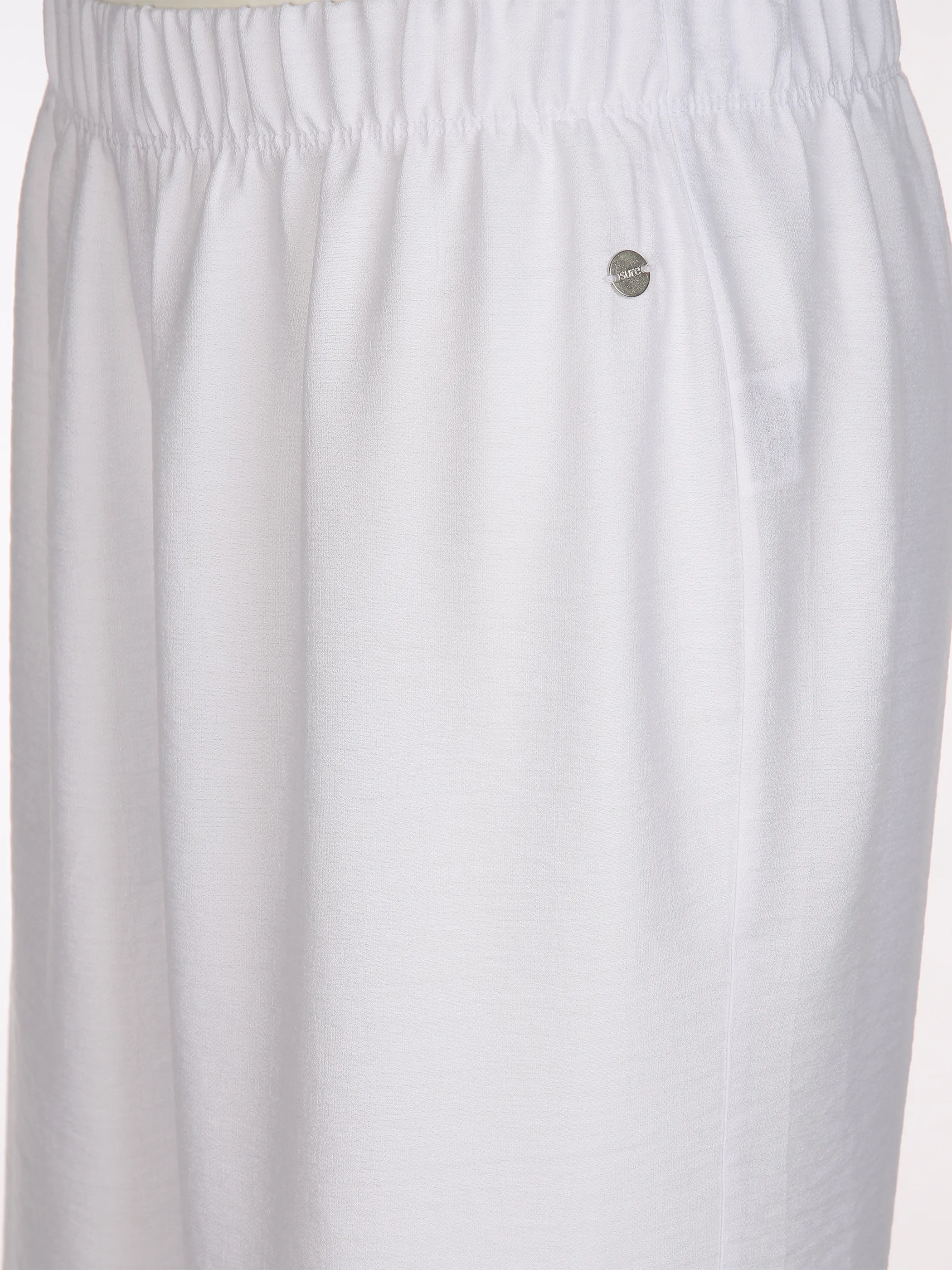 Sure Da-Stoffhose loose fit Weiß 890854 WHITE 4