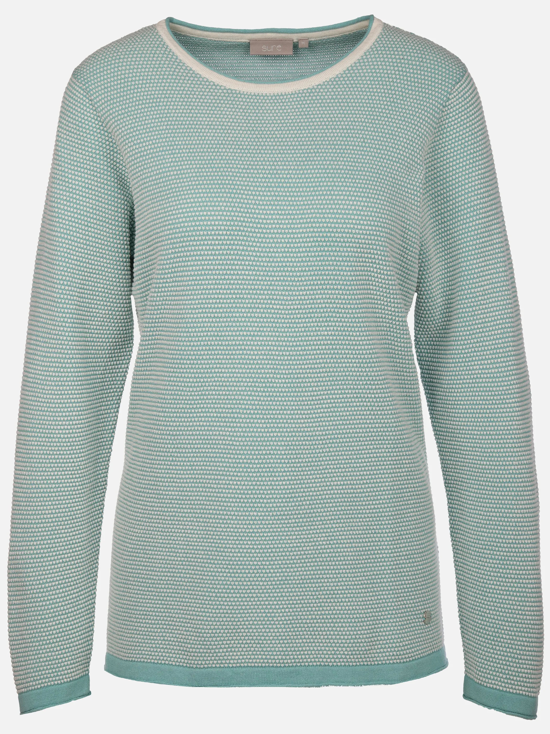 Sure Da-Strukturpullover "Eagle Eye Türkis 912696 AQUA 1