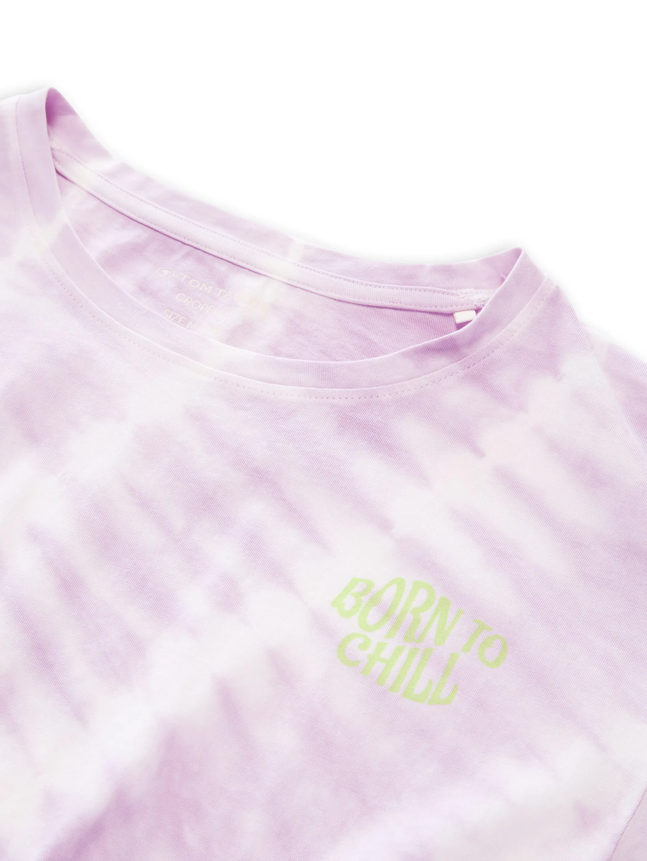 Tom Tailor 1051059 tie-dye T-shirt with knot Lila 929674 40276 3