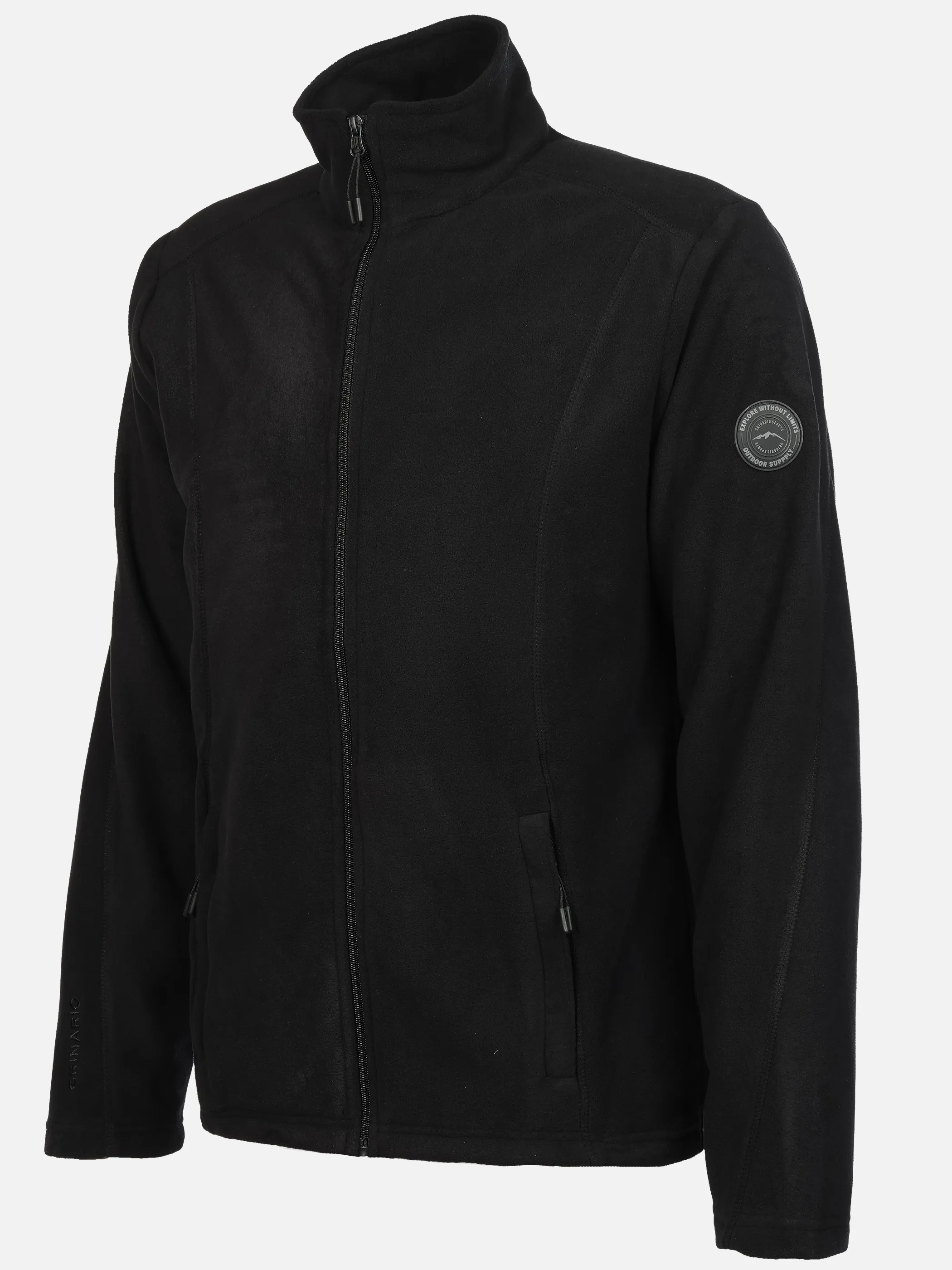 Grinario Sports He-Fleecejacke Schwarz 928414 19-3911TCX 3