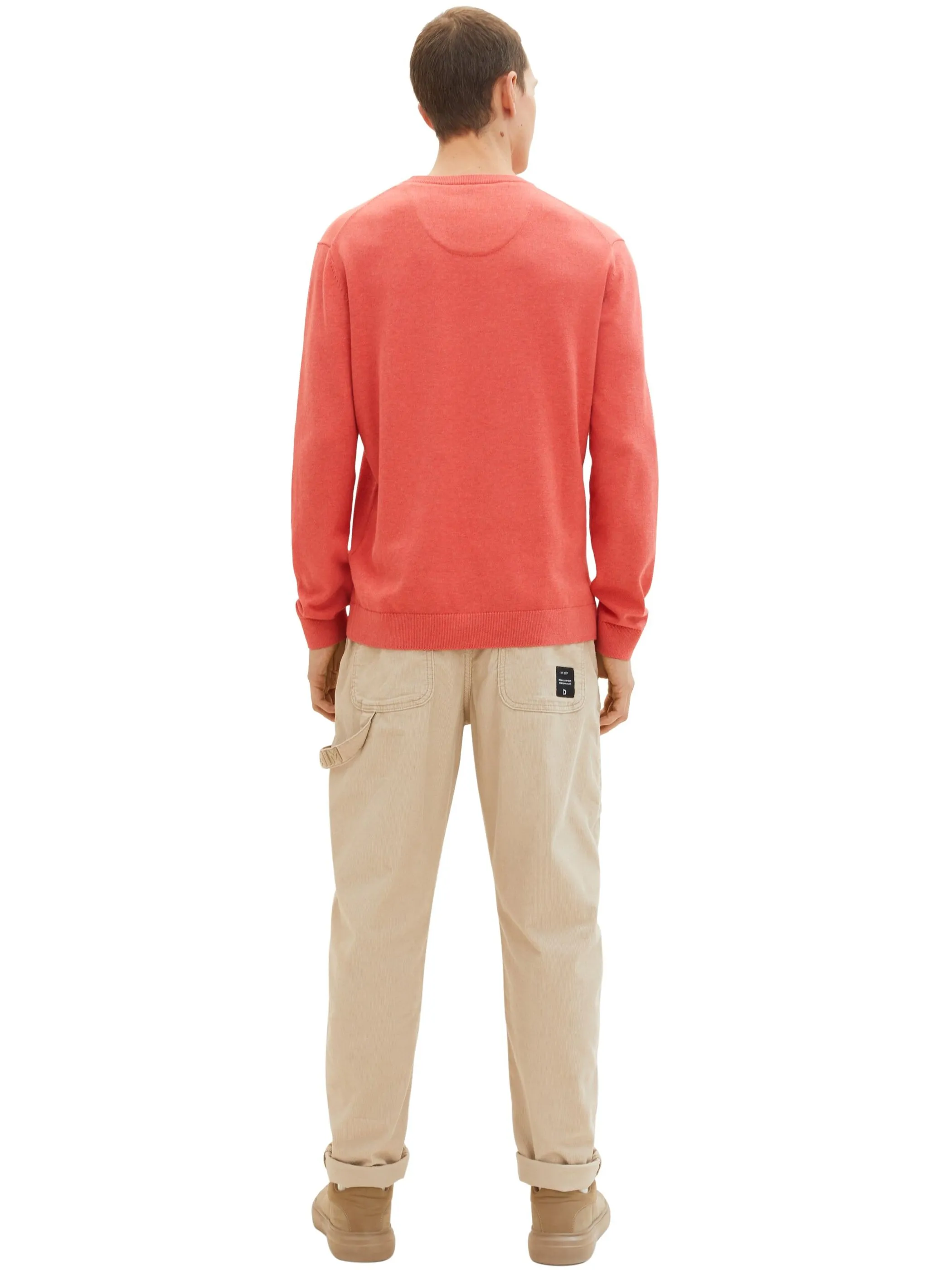 Tom Tailor 1039805 NOS basic crewneck knit Rot 898460 34141 2