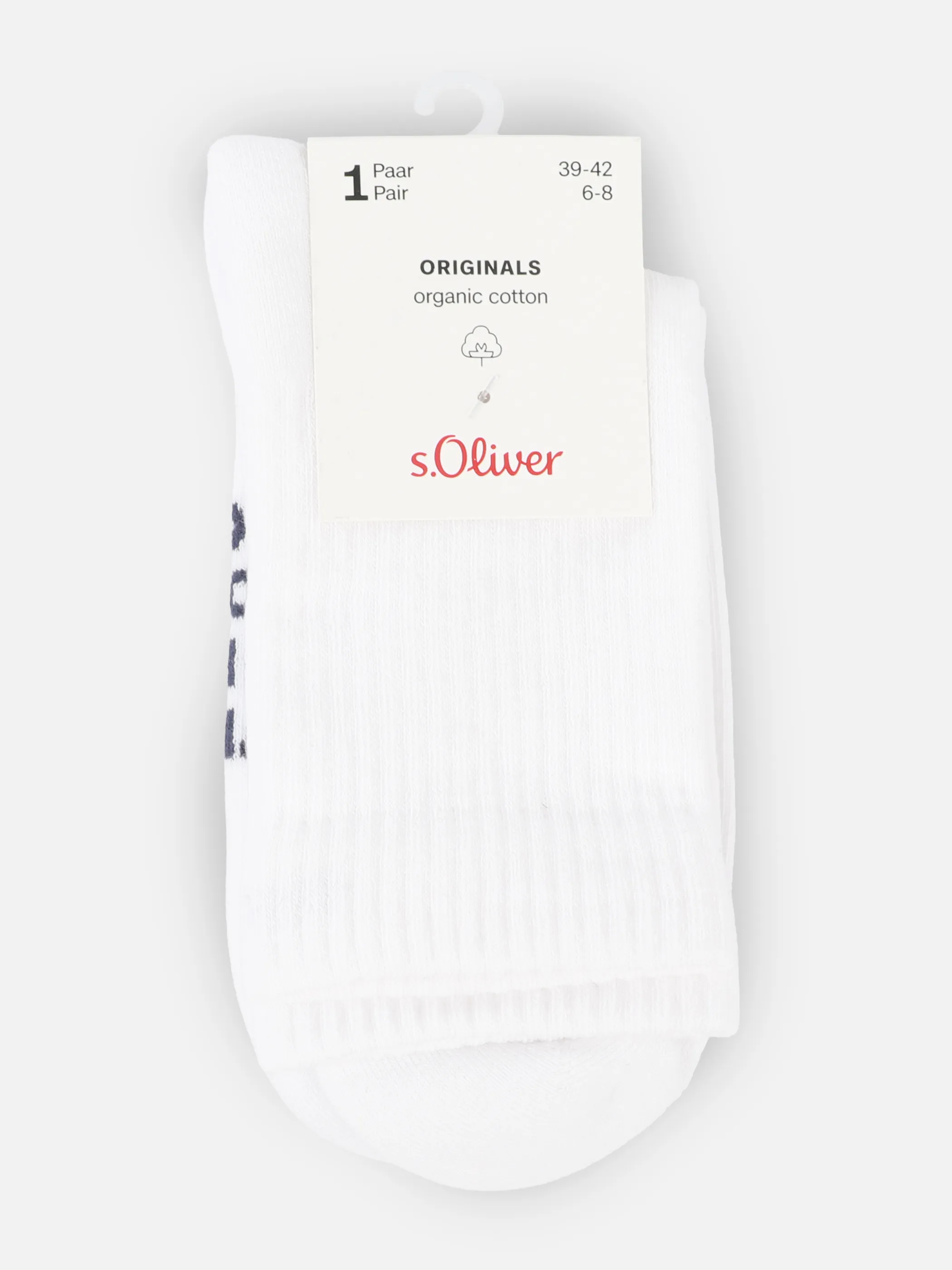 s.Oliver S20131 UN Tennissocken Sprüche Weiß 928776 1619 2
