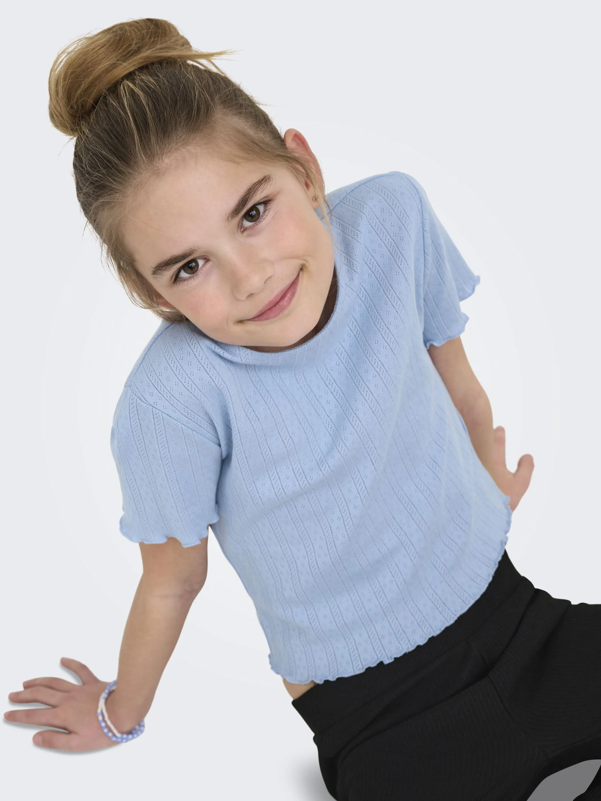 Kids Only 15346405 KOGCARLOTTA S/S TOP JRS NOOS Blau 909910 299897 3