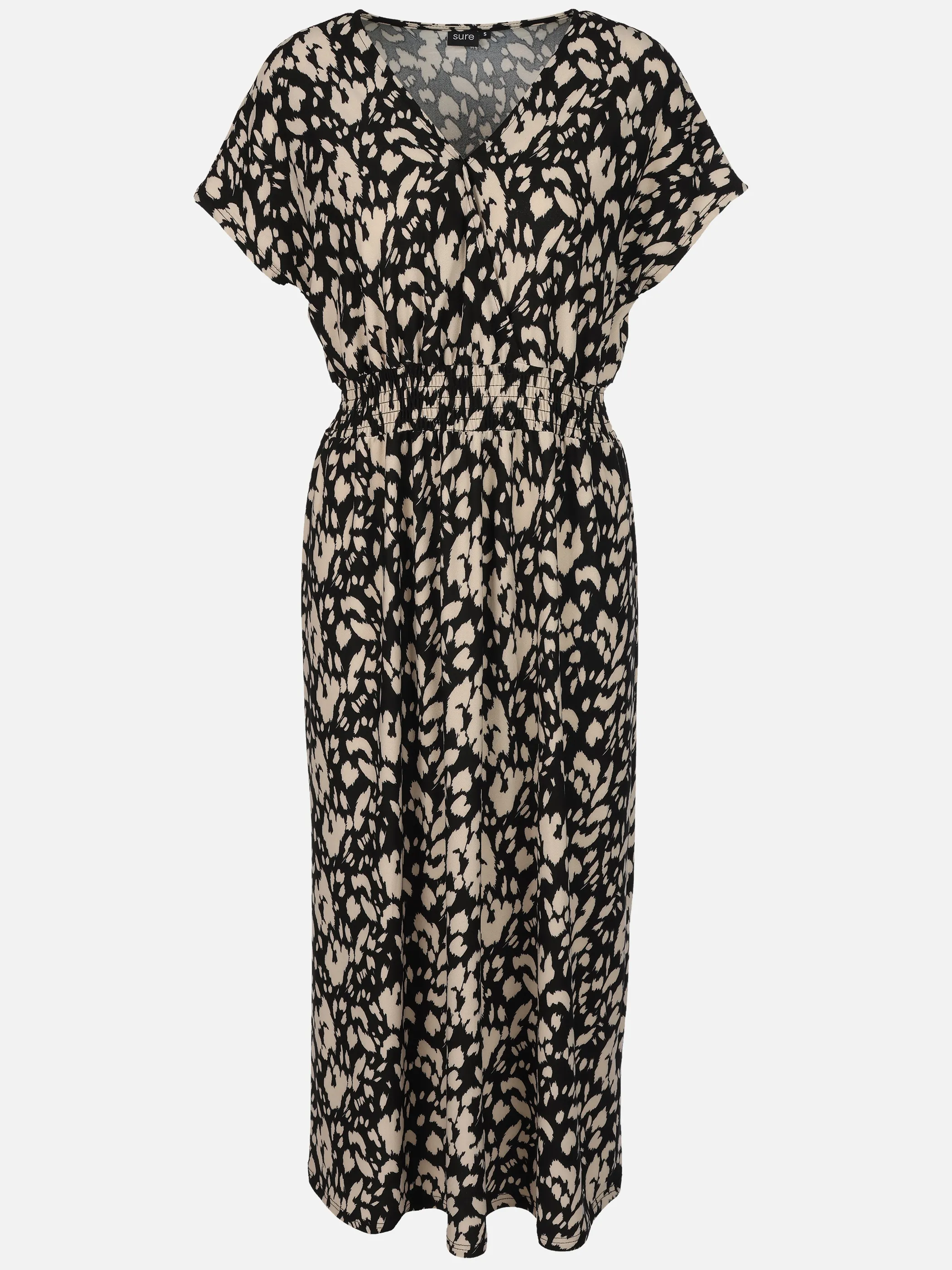 Sure Da-Jersey-Maxi-Kleid, bedruckt Blau 924515 BLACK LEO 1