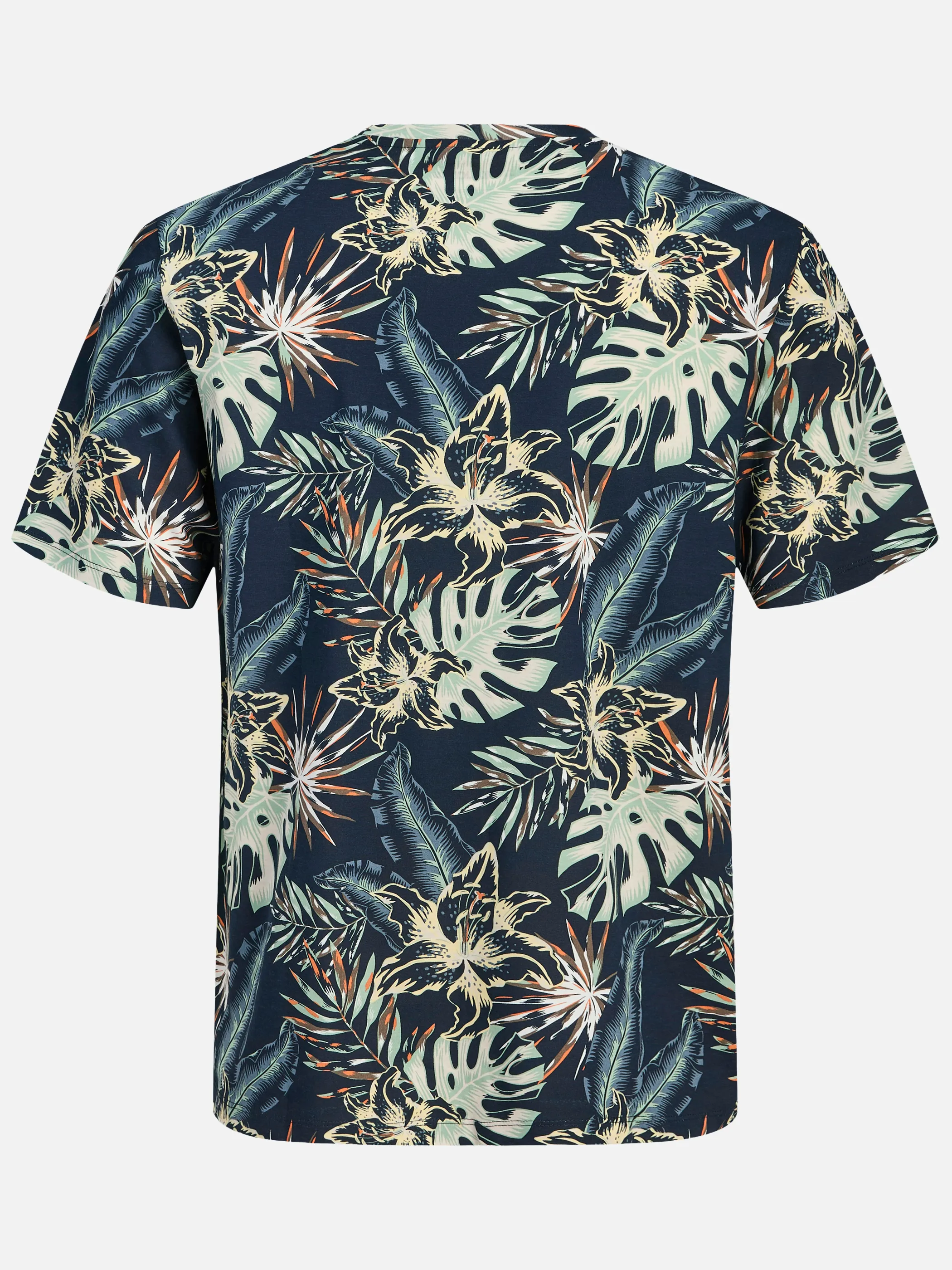 Jack&Jones Junior 12289895 JJHONOLULU AOP TEE SS CREW NECK JNR Blau 920177 175876 2