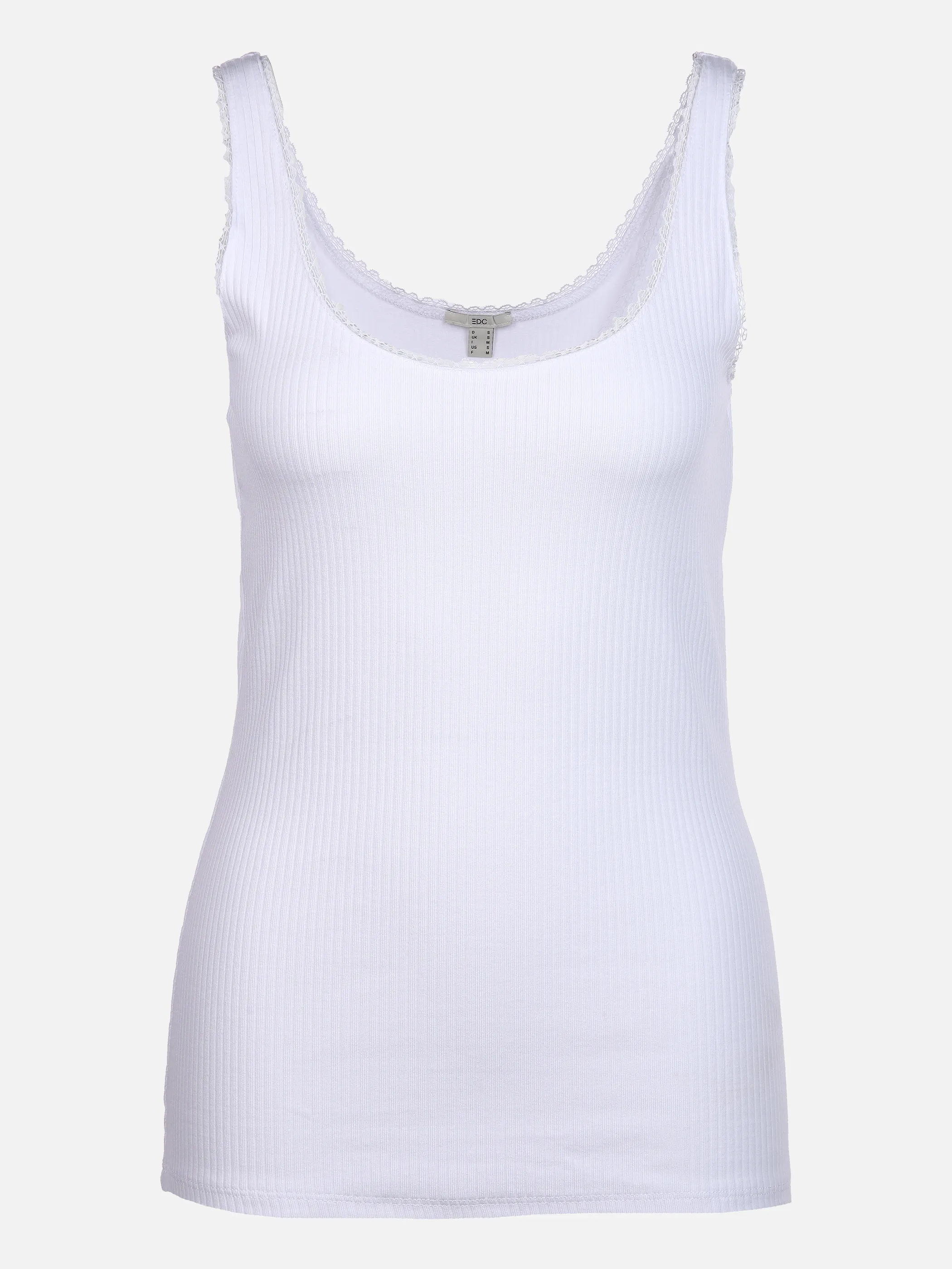 edc 031CC1K311 COO 4x3 rib top Weiß 850906 C100 1