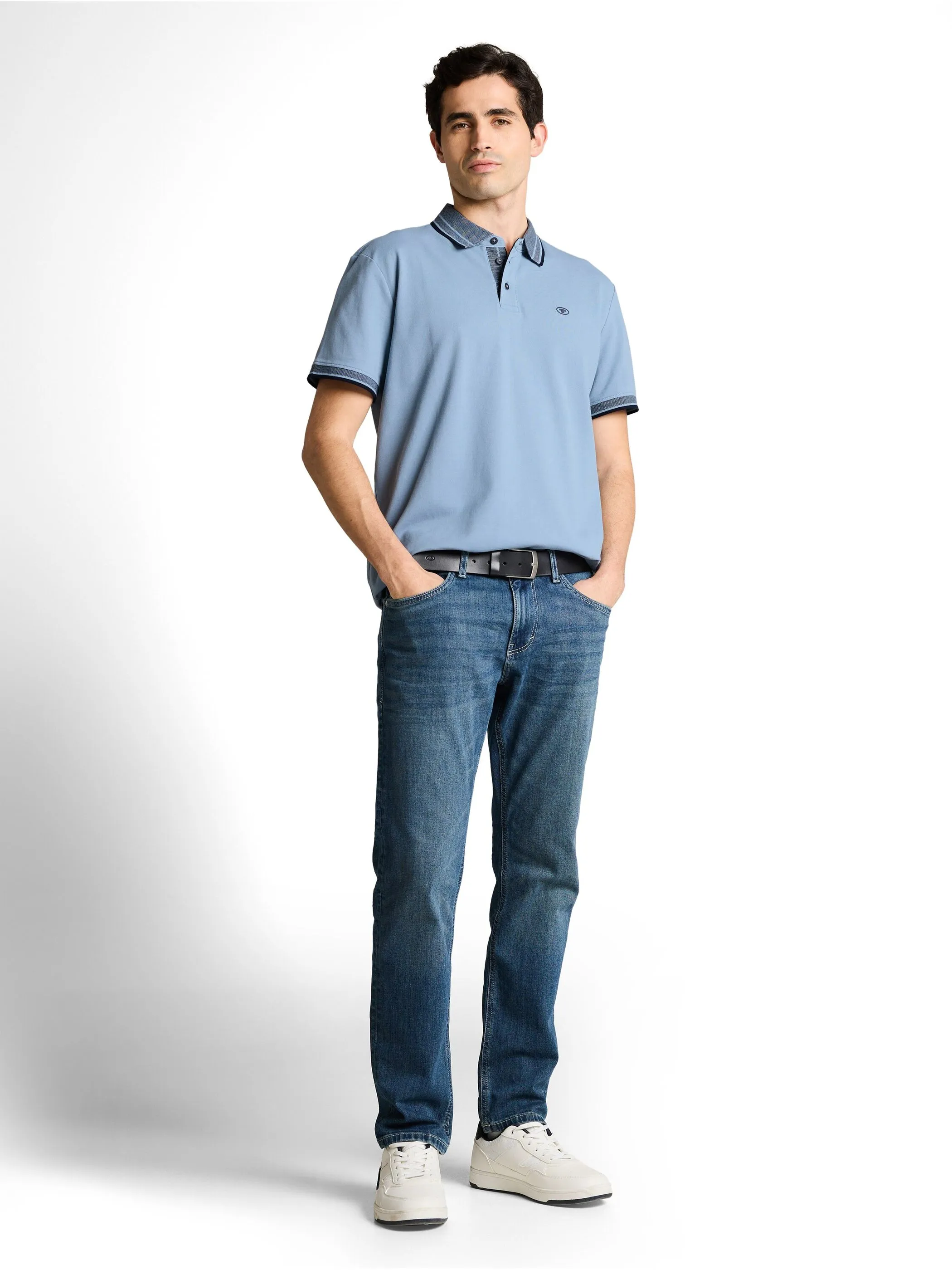 Tom Tailor 1050778 NOS printed polo Blau 922100 39441 4