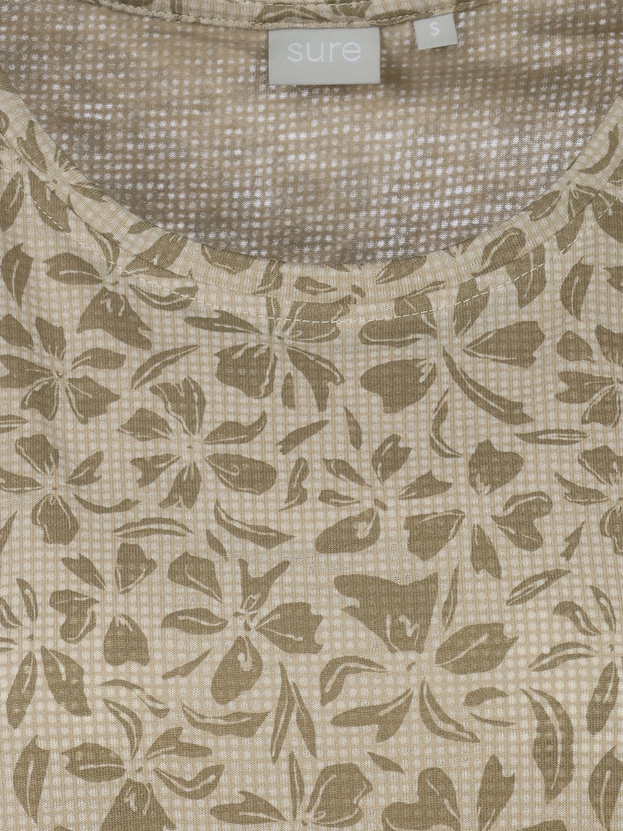 Sure Da-Ausbrenner-T-Shirt Beige 922305 OAK 3