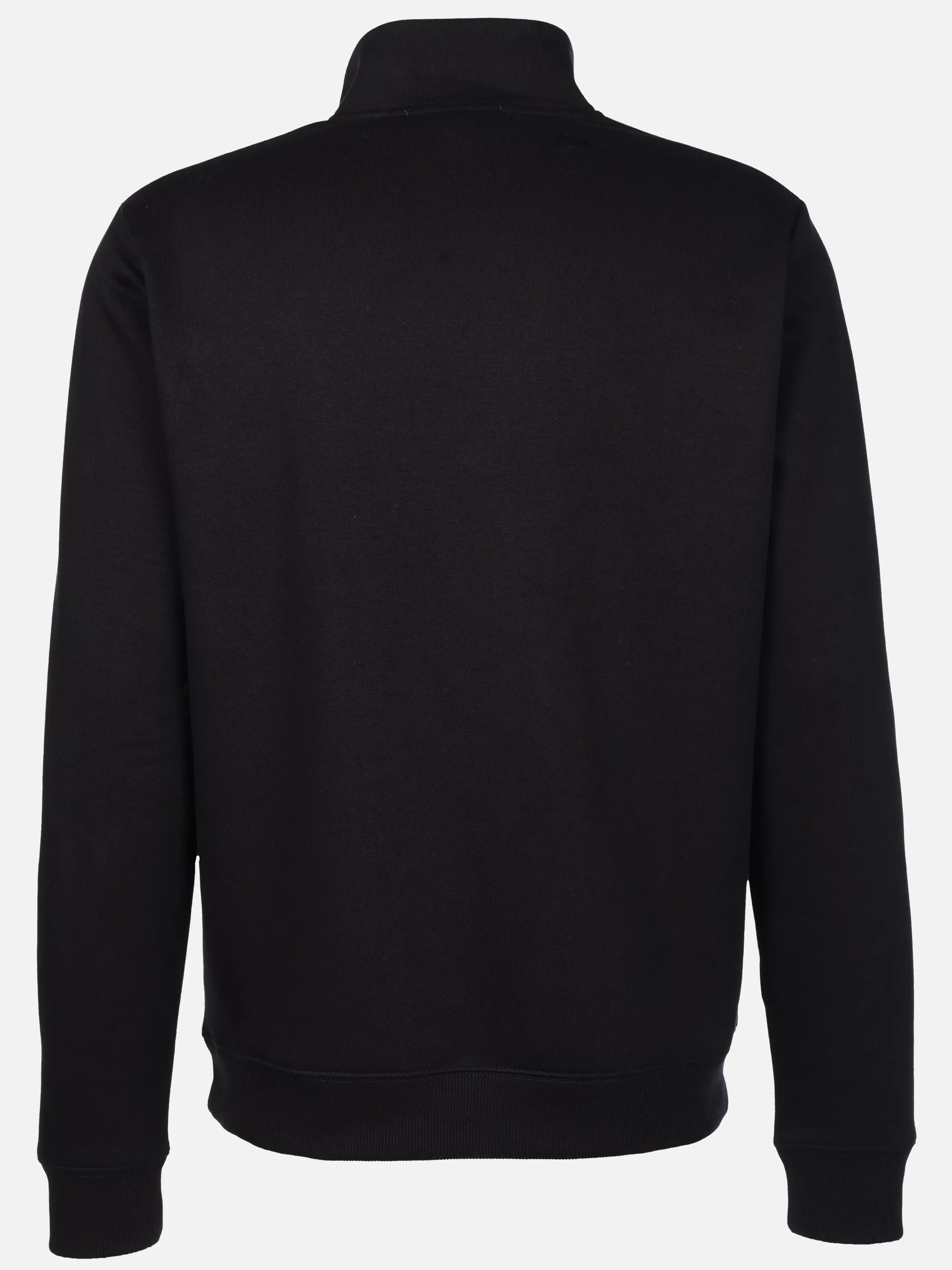 Harvey Miller He. Sweattroyer half zipp polo Schwarz 918668 191BLACK 2