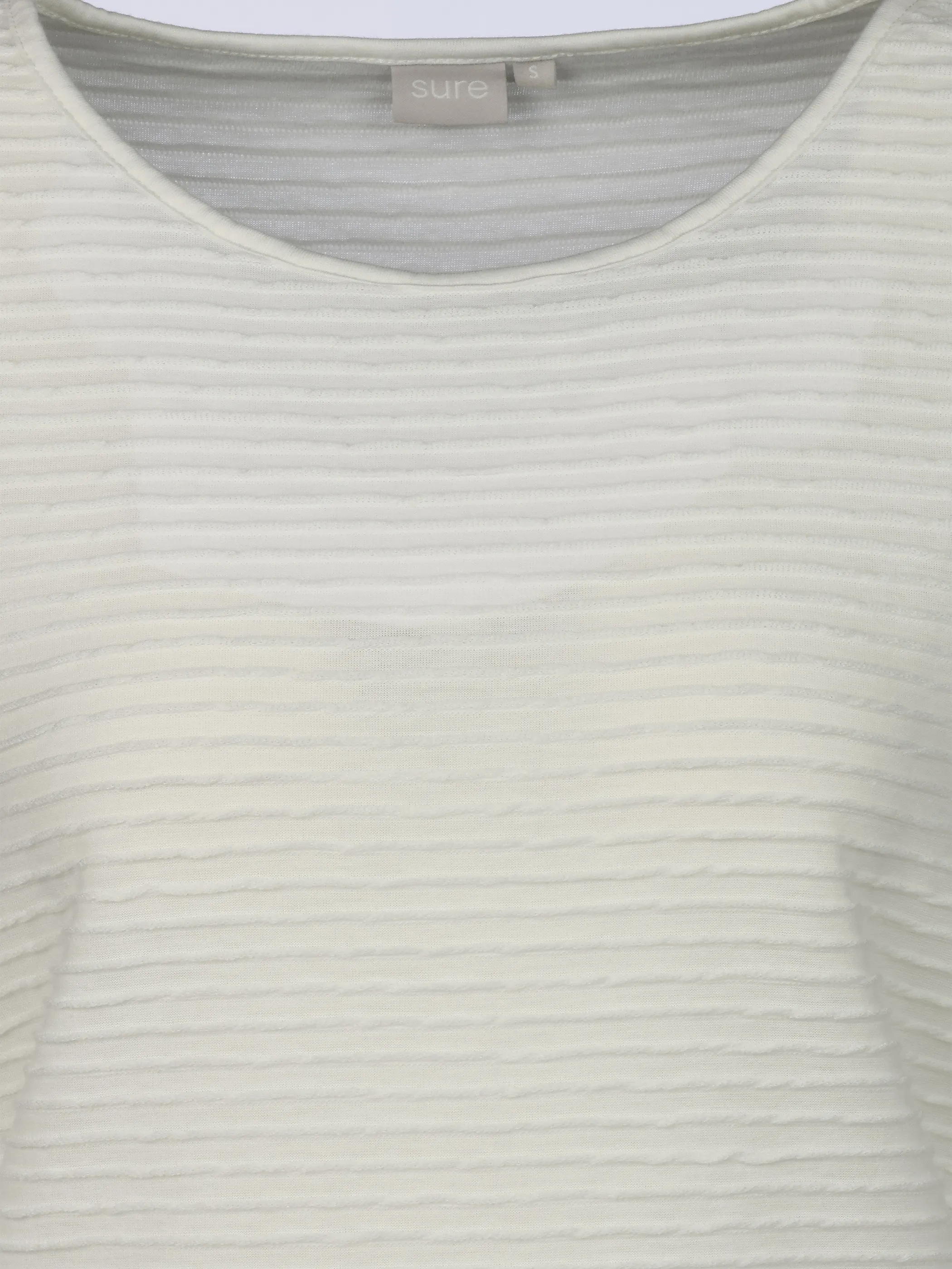 Sure Da-Struktur-Shirt Weiß 913111 OFFWHITE 3