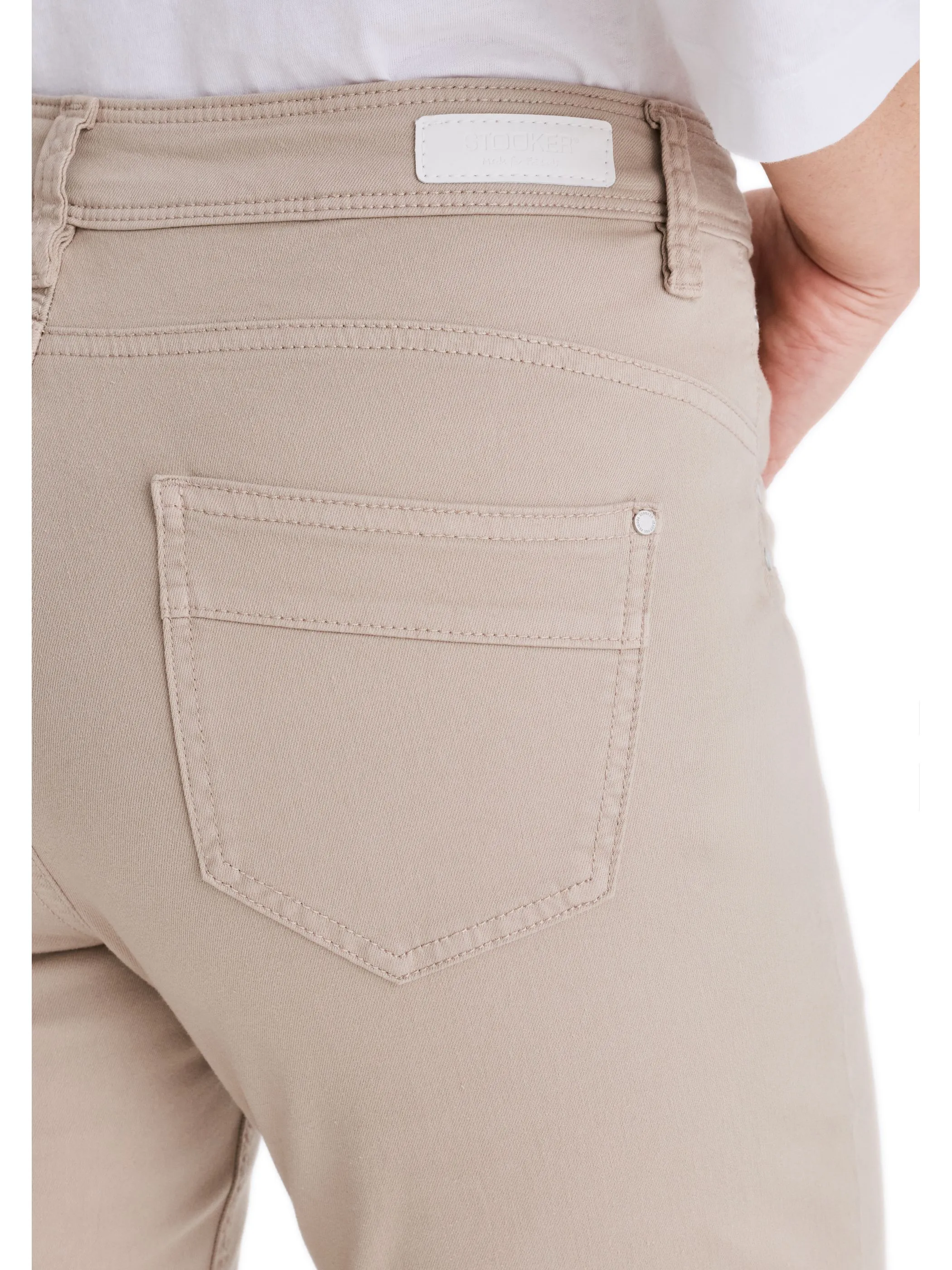 Stooker DOB 06330240001268 Da. Hosen lang, Beige 896706 1268 3