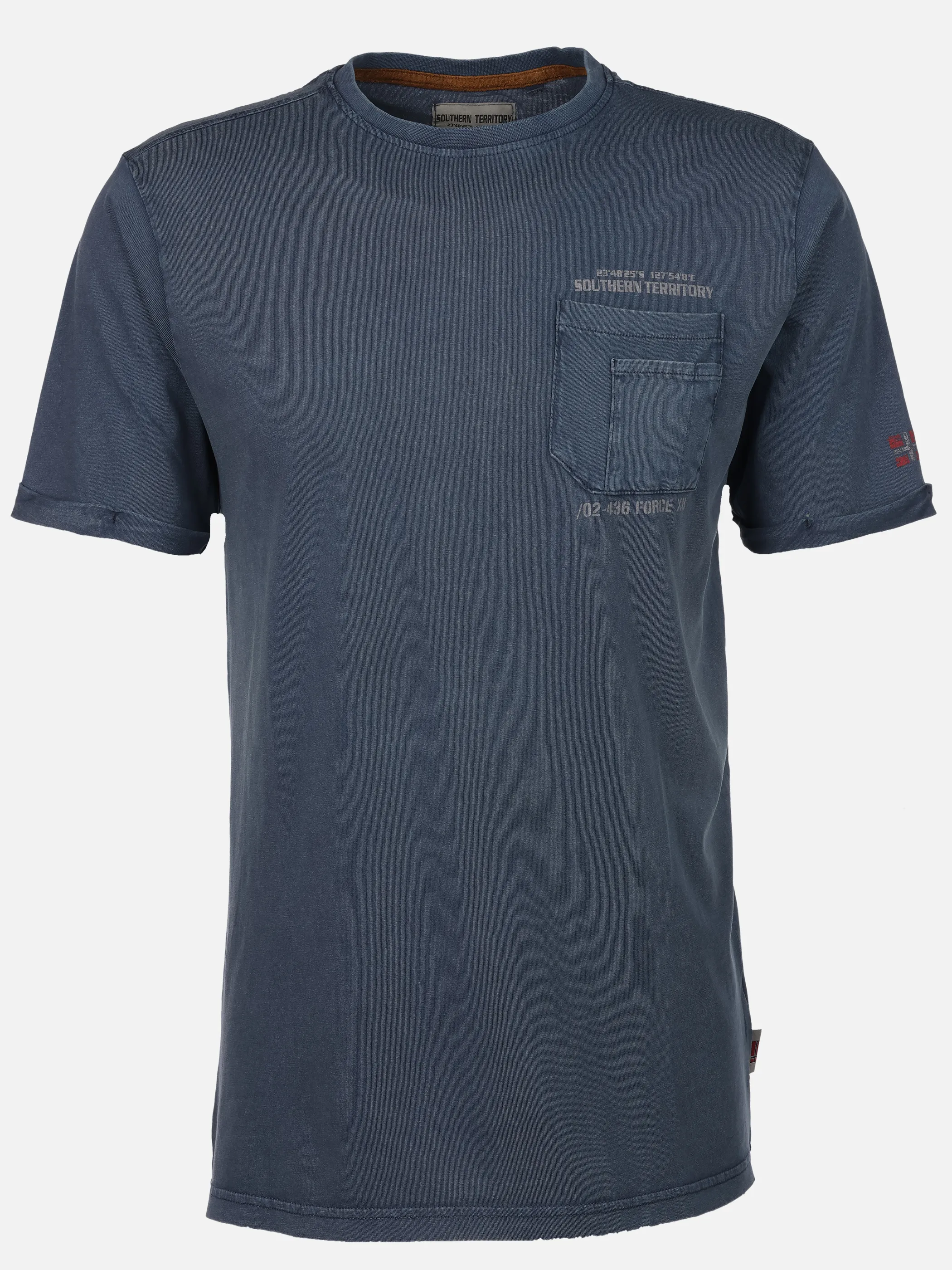 Southern Territory He. T-Shirt 1/2 Cargotasche Blau 920983 NAVY 1
