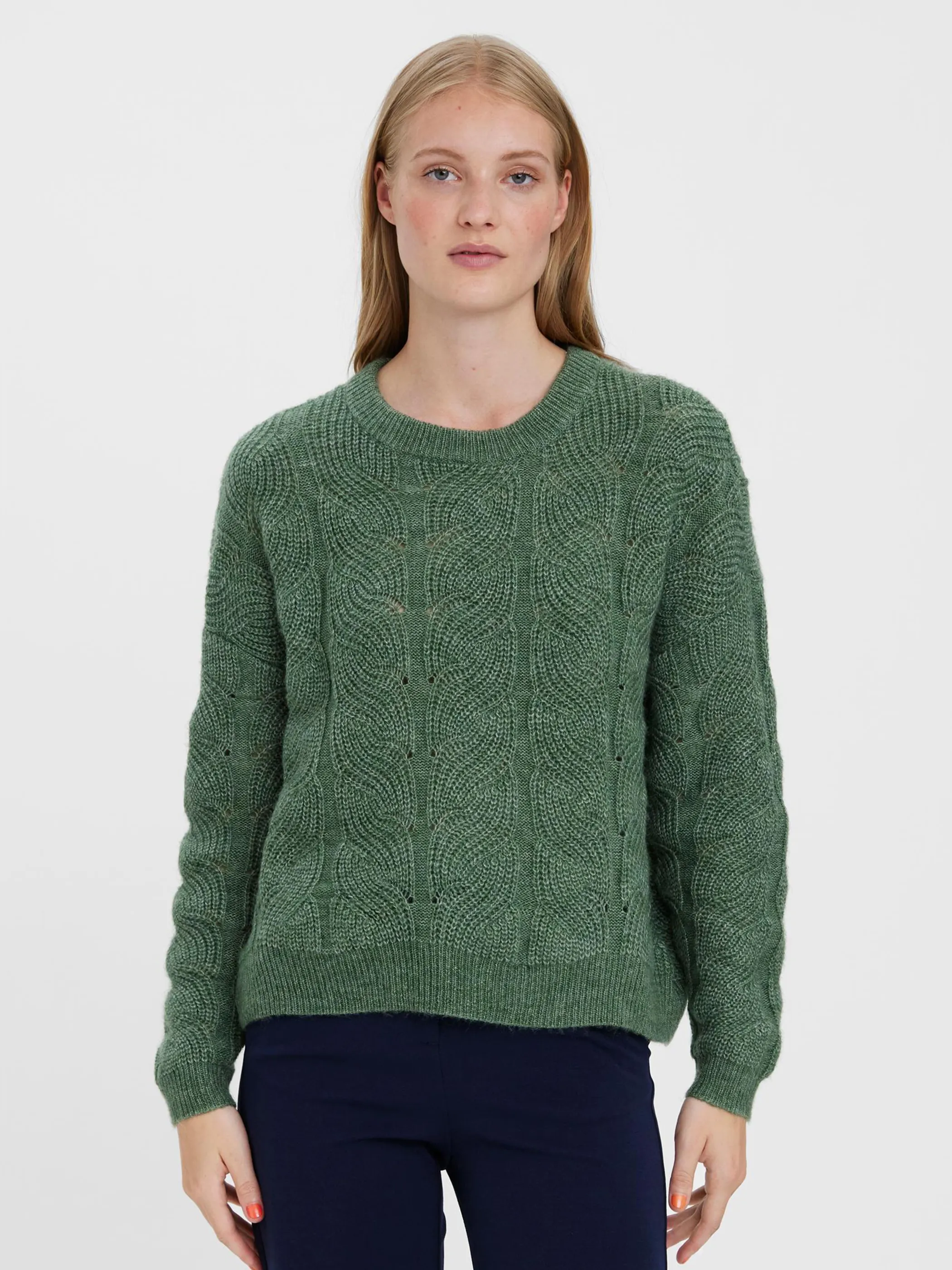 Vero Moda 10248762 VMSTINNA LS STRUCTURE Grün 855049 224196001 4