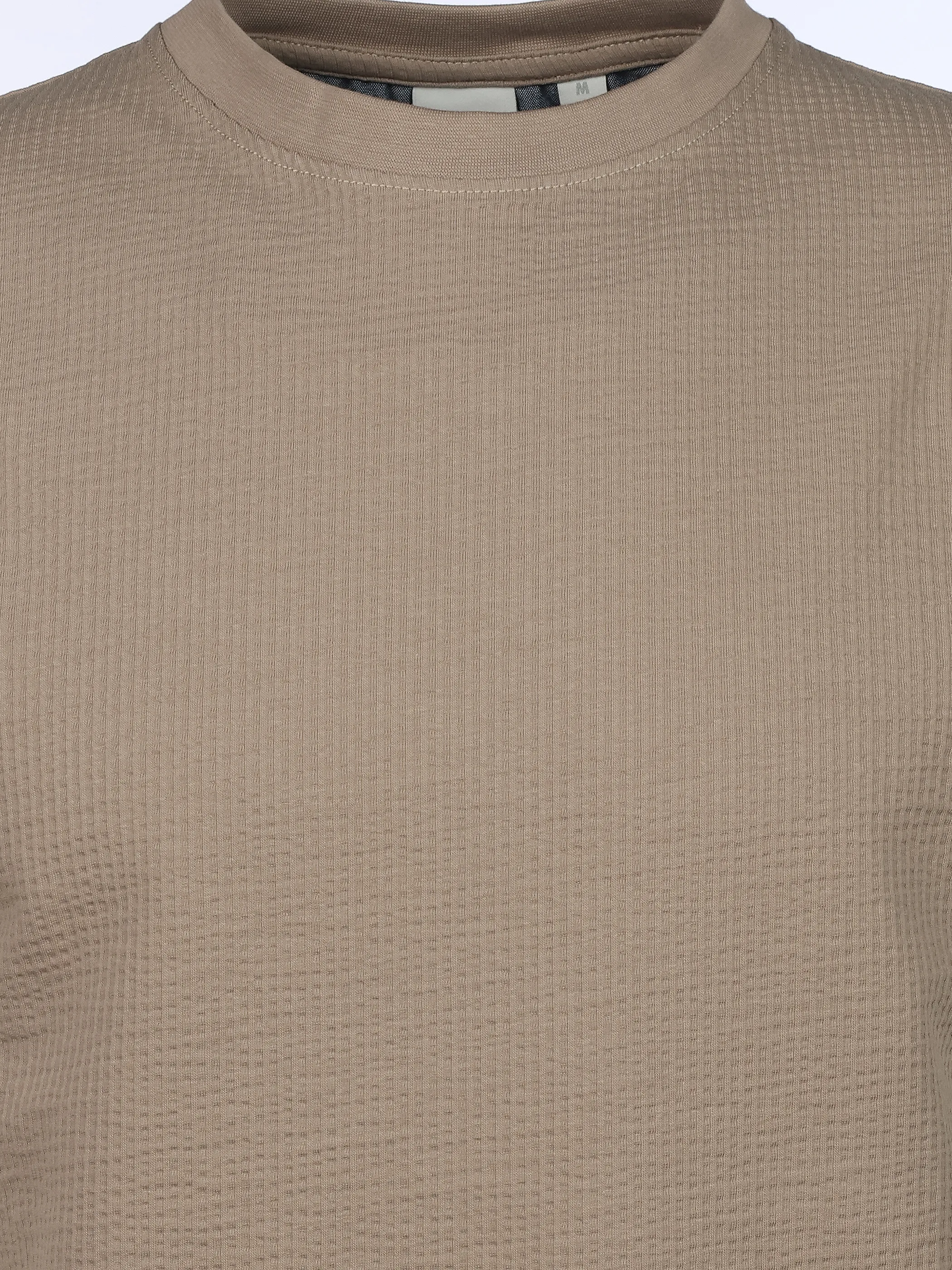 IX-O H16109AH22594AAWG YF He-Struktur T-Shirt Beige 925876 20400 3