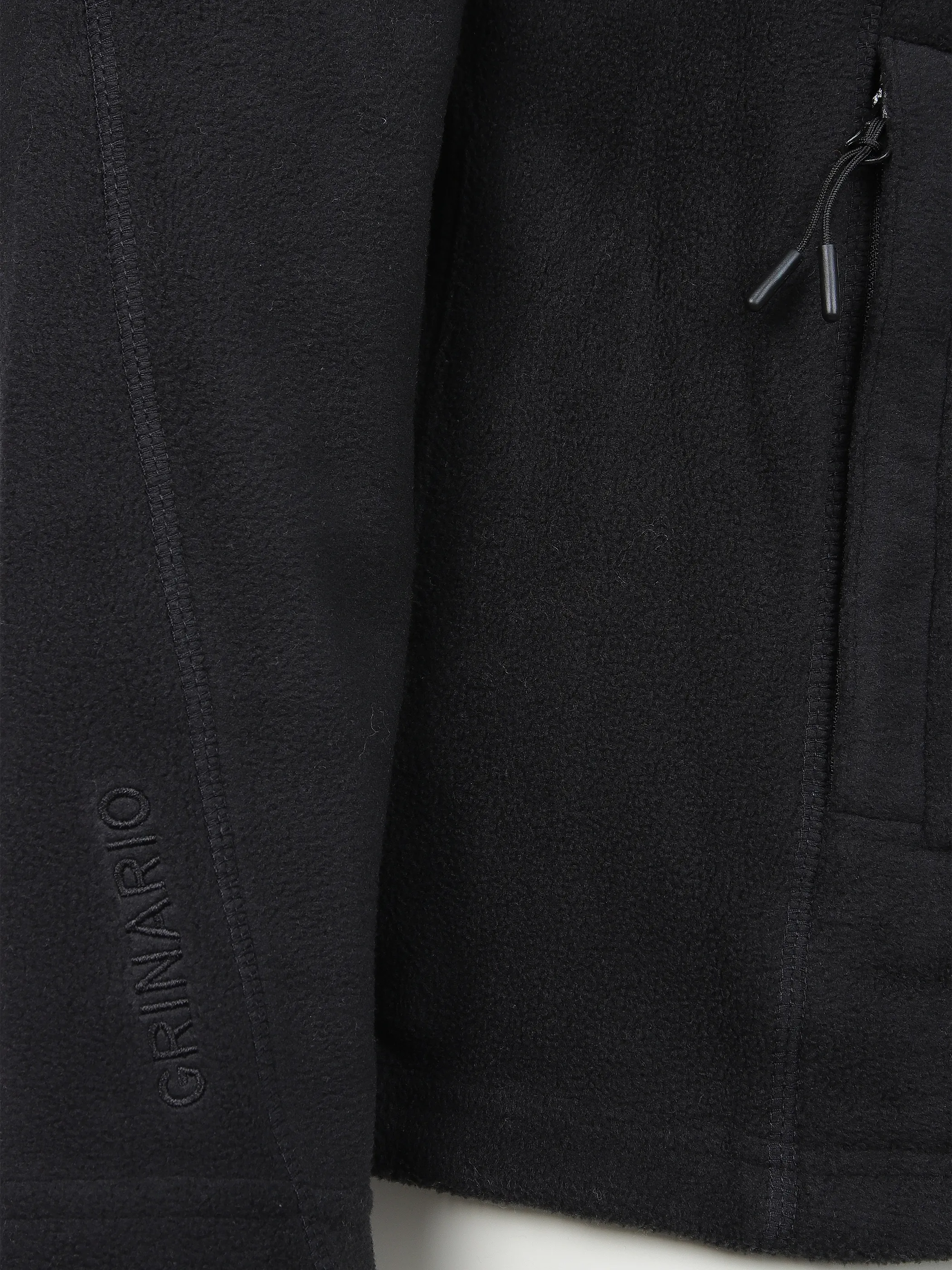 Grinario Sports Da- Fleece Jacke Schwarz 912549 BLACK 3 Grinario Sports Da- Fleece Jacke Schwarz 912549 BLACK 3