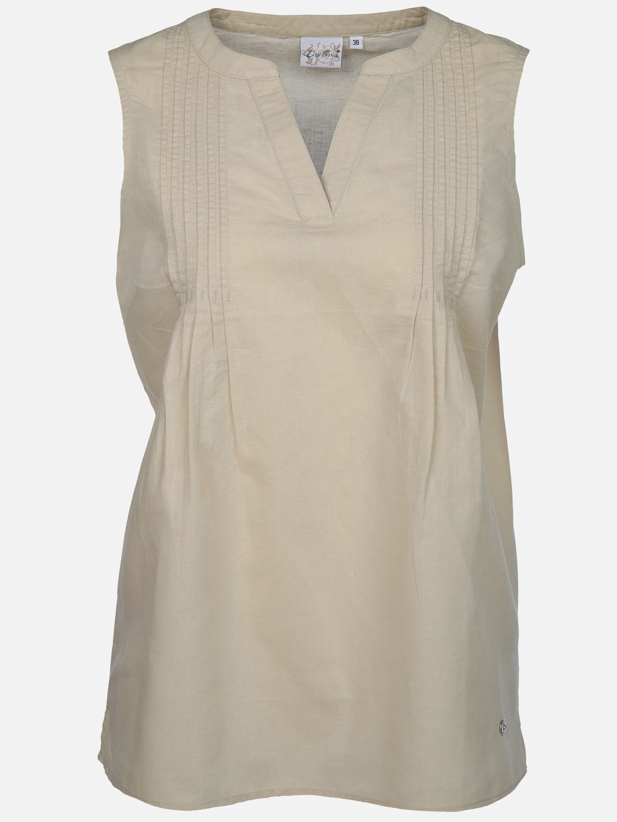 AWG Mode - Damen Leinentop mit Biesen | noSize