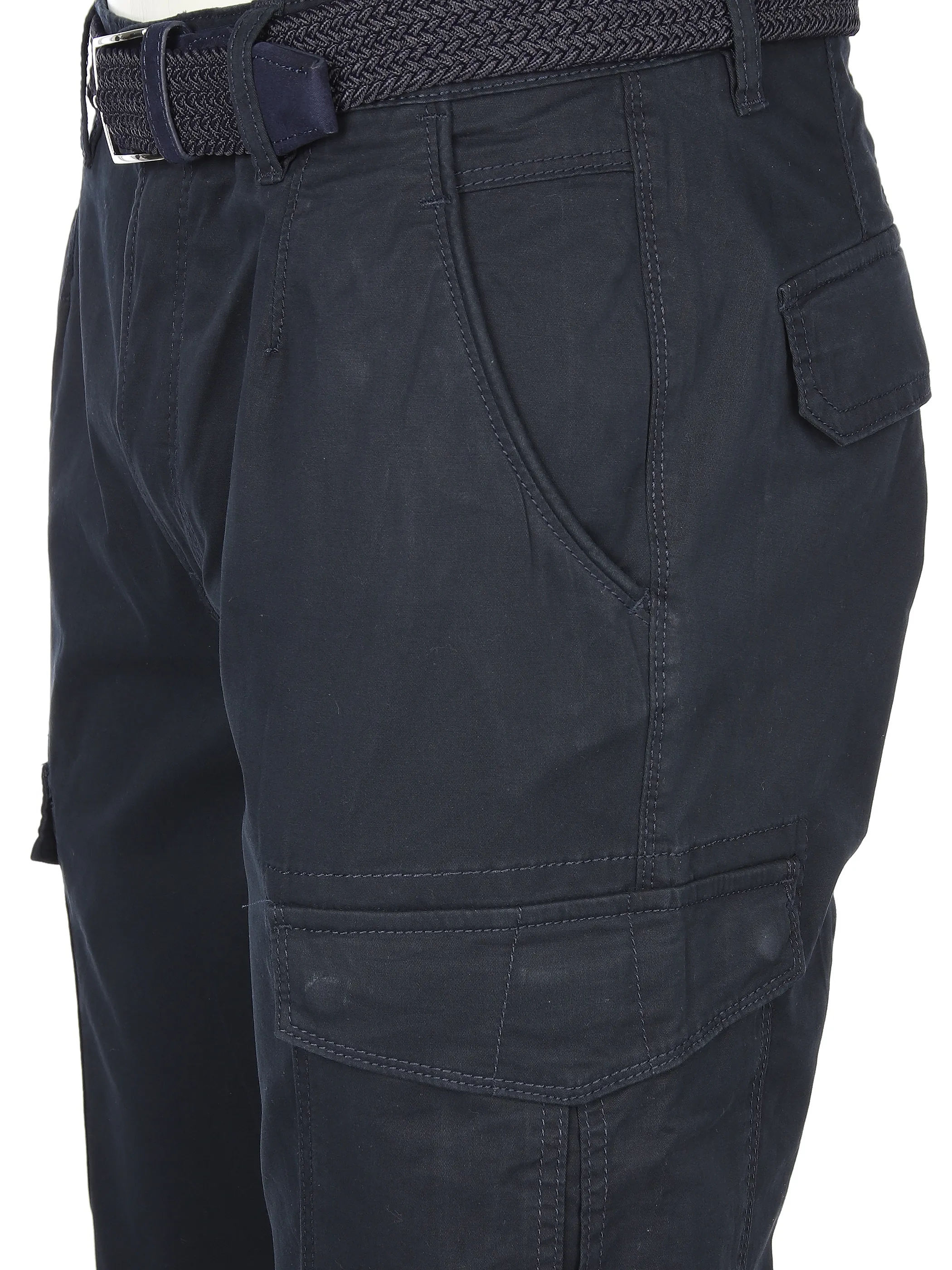 Jim Spencer He. Cargohose Premium Blau 899307 NAVY 4 Jim Spencer He. Cargohose Premium Blau 899307 NAVY 4