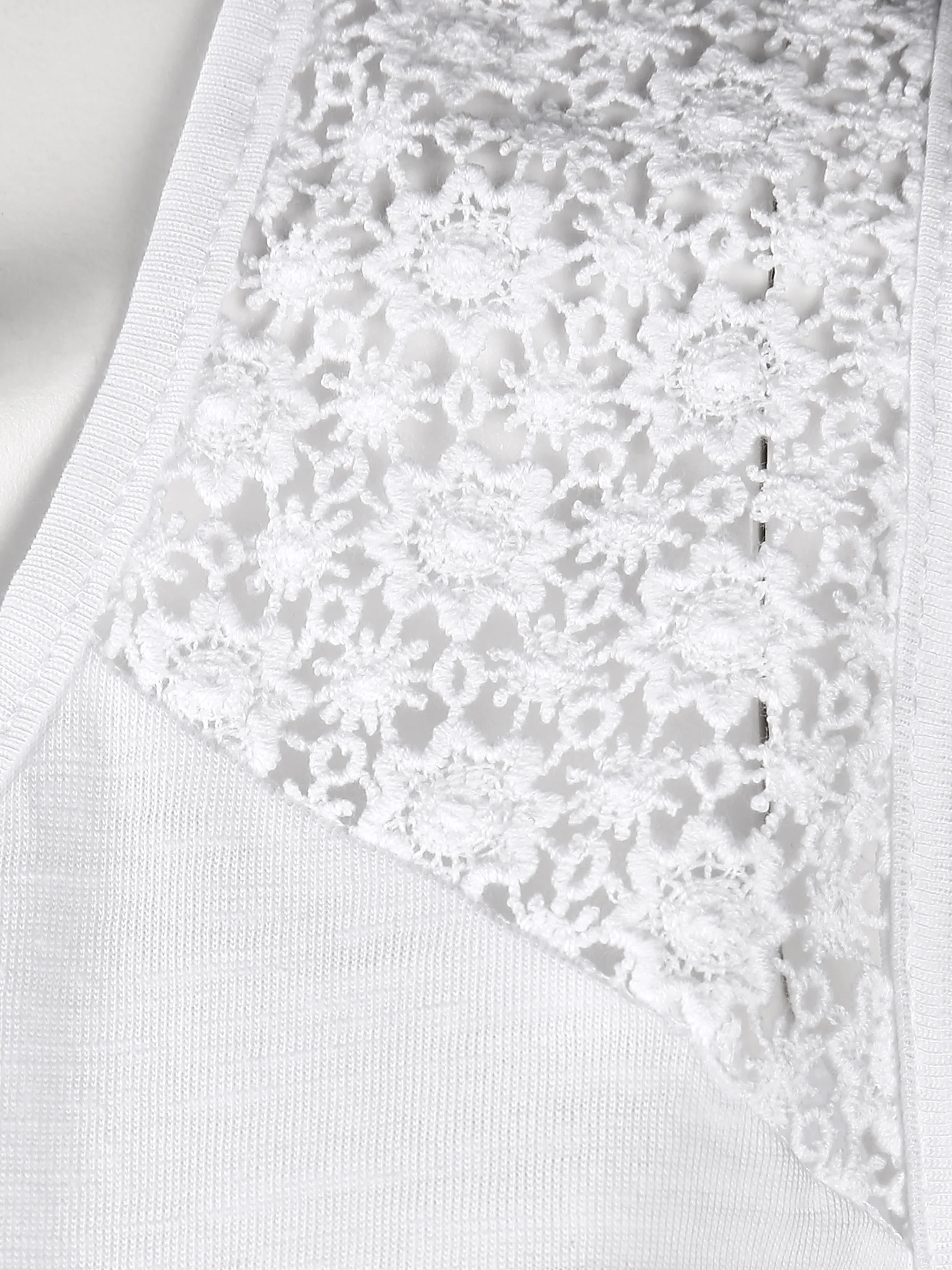 Sure Da-Tank-Top mit Spitze Weiß 837364 WHITE 3