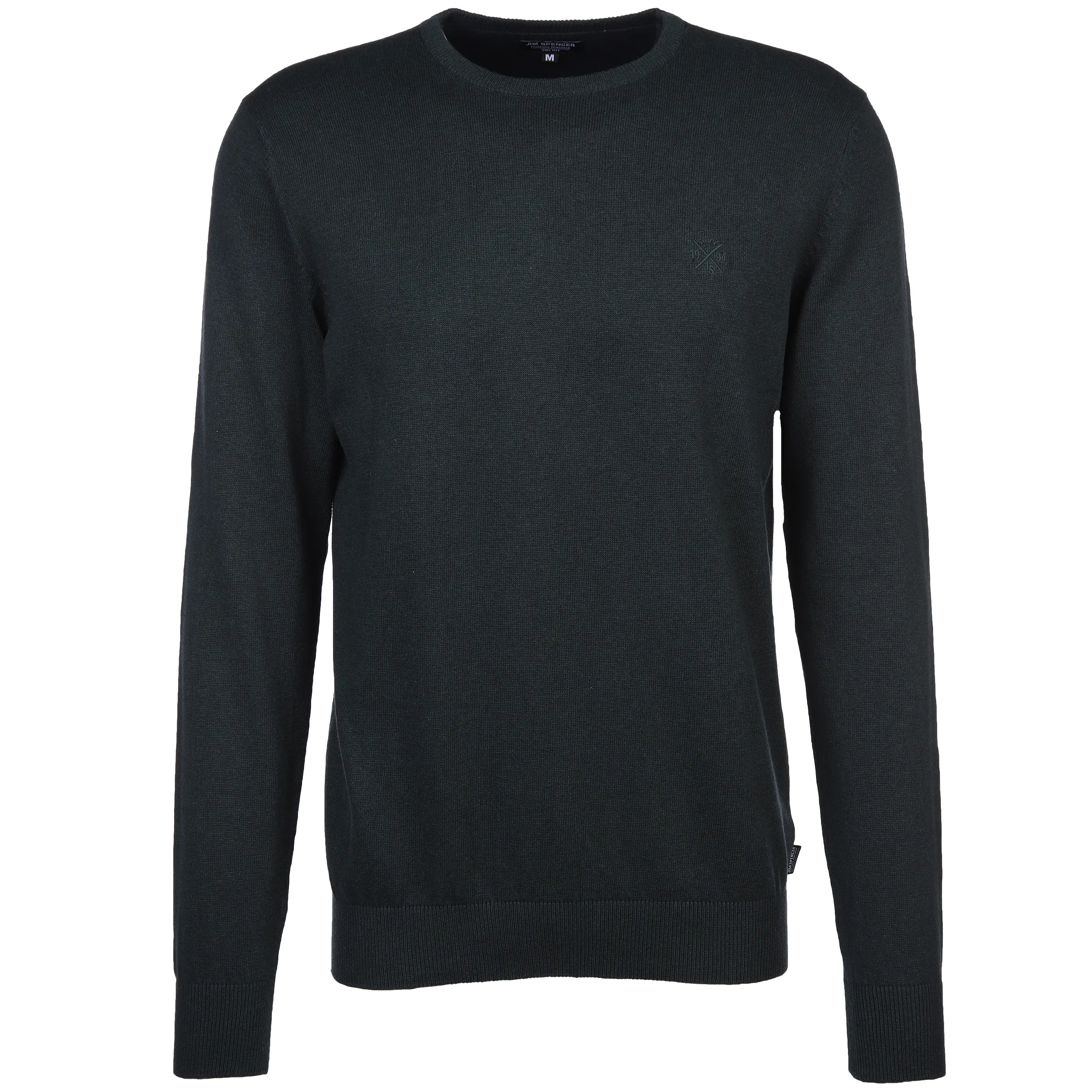 Jim Spencer He. Pullover uni seasonal RH Grün 882944 DK GREEN 1 Jim Spencer He. Pullover uni seasonal RH Grün 882944 DK GREEN 1