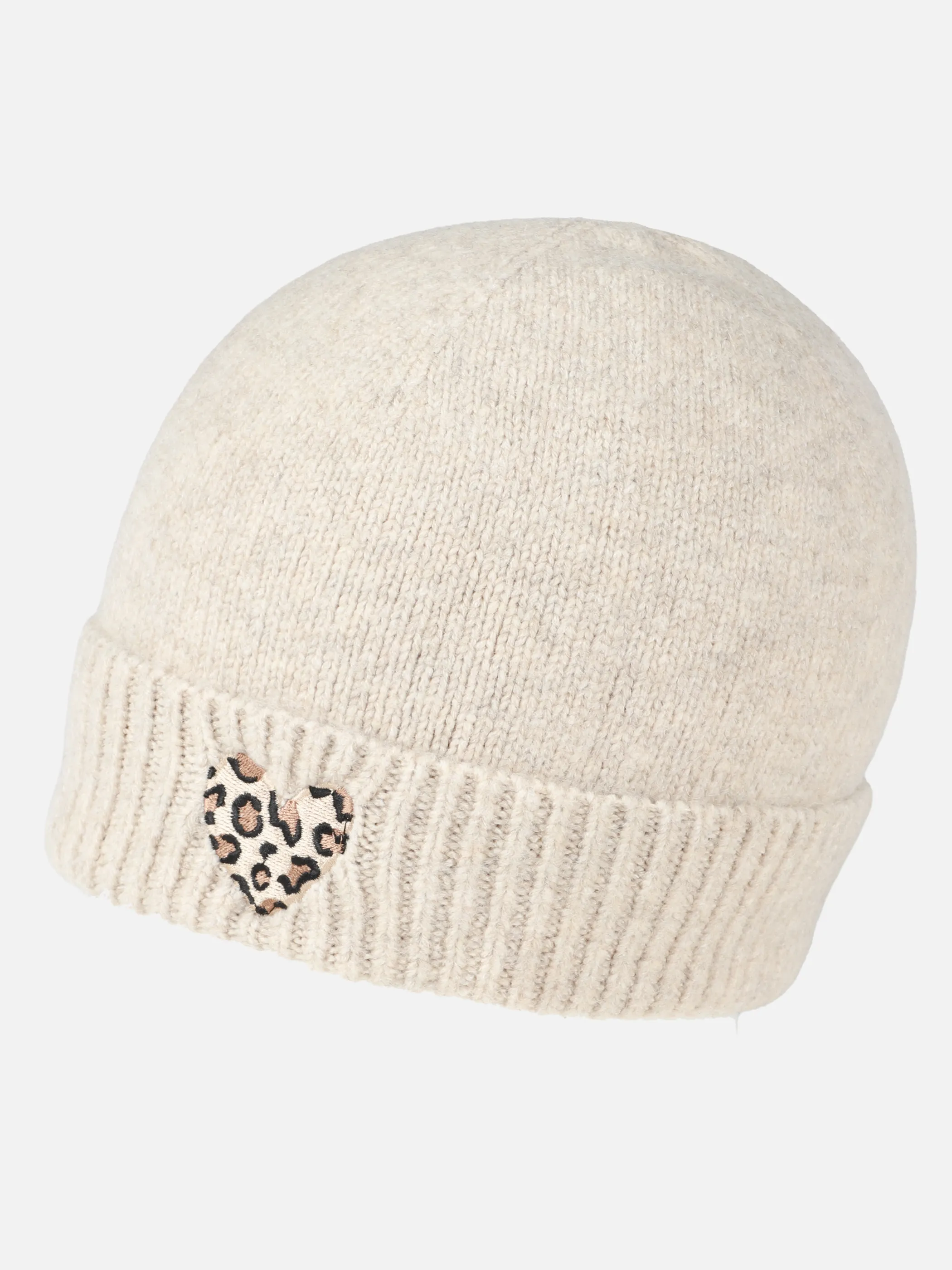 Sure Da-Mütze m. Herz Beige 933445 BEIGE 2