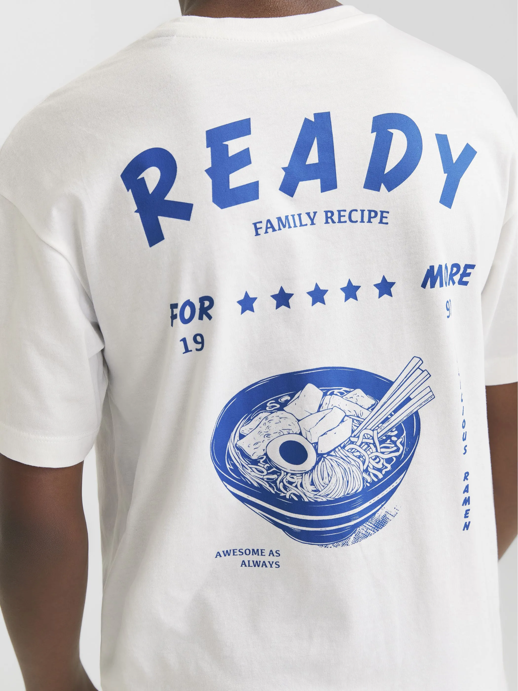 Jack&Jones Junior 12269835 JJCHARGE PRINTED TEE Weiß 907280 177642 3