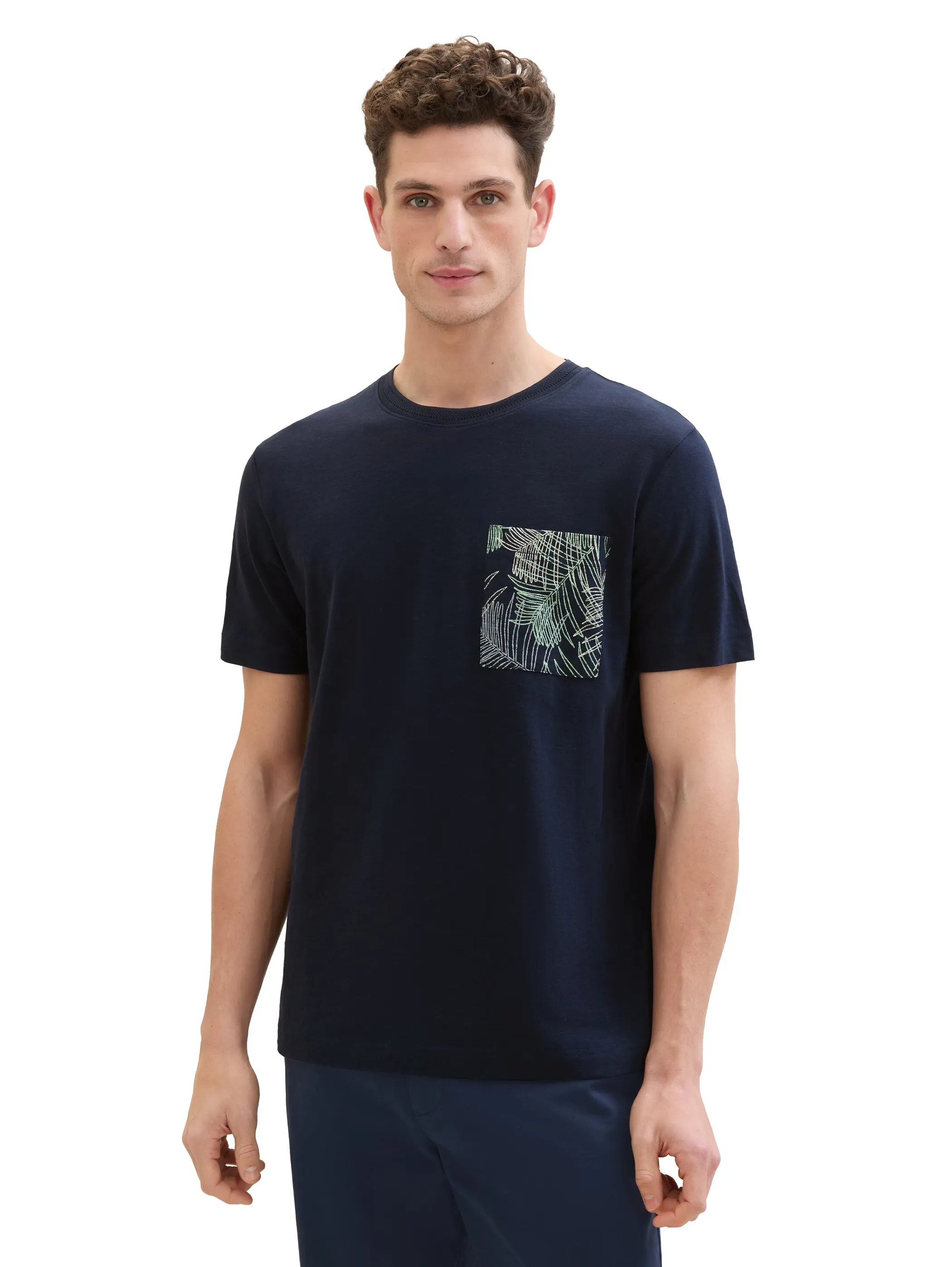 Tom Tailor 1040945 allover detail print t Blau 890949 10668 4 Tom Tailor 1040945 allover detail print t Blau 890949 10668 4