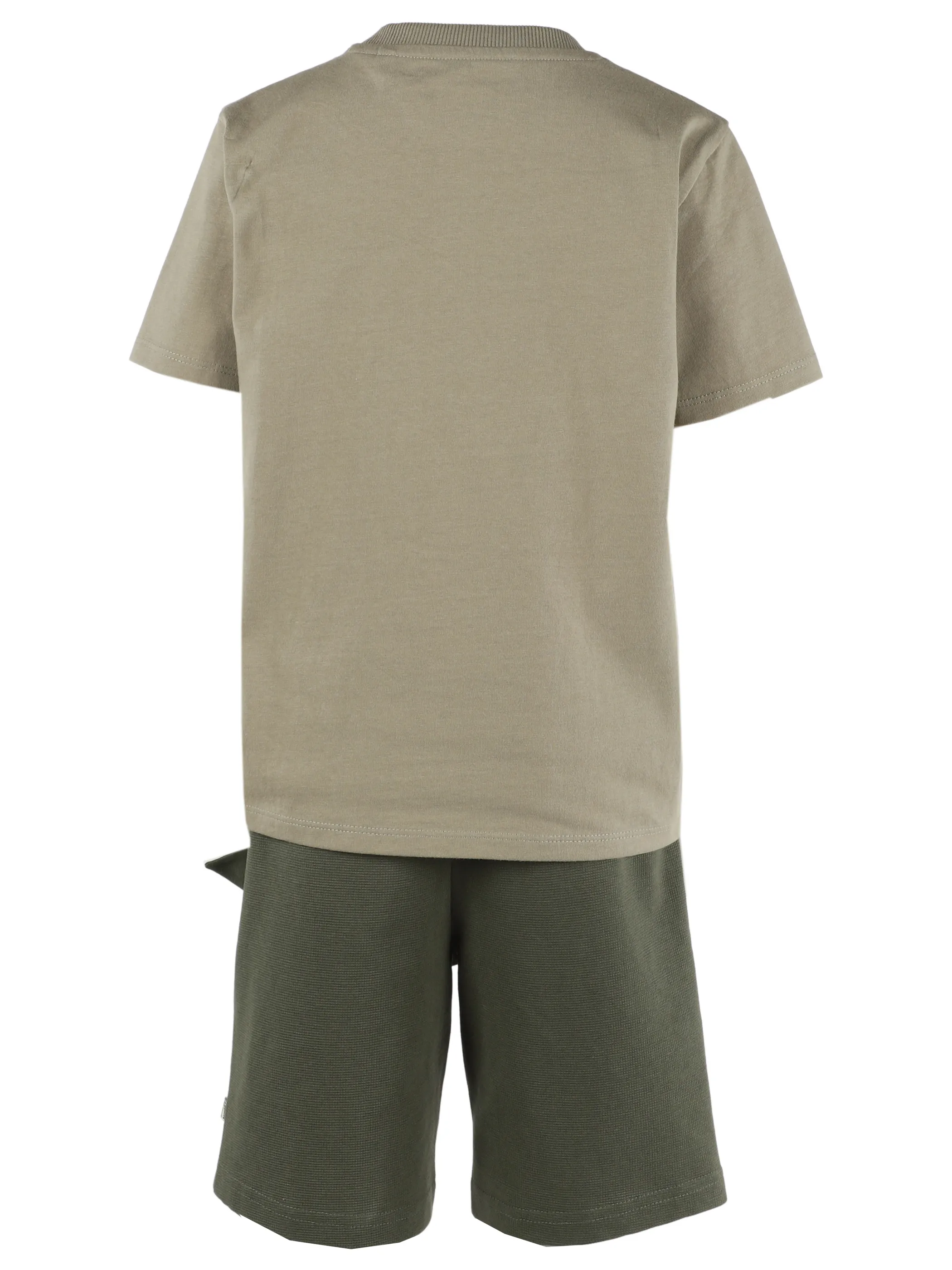 One Way MB 2pcs Set T-Shirt mit dino FP in braun+ Bermuda Braun 922350 BRAUN 2