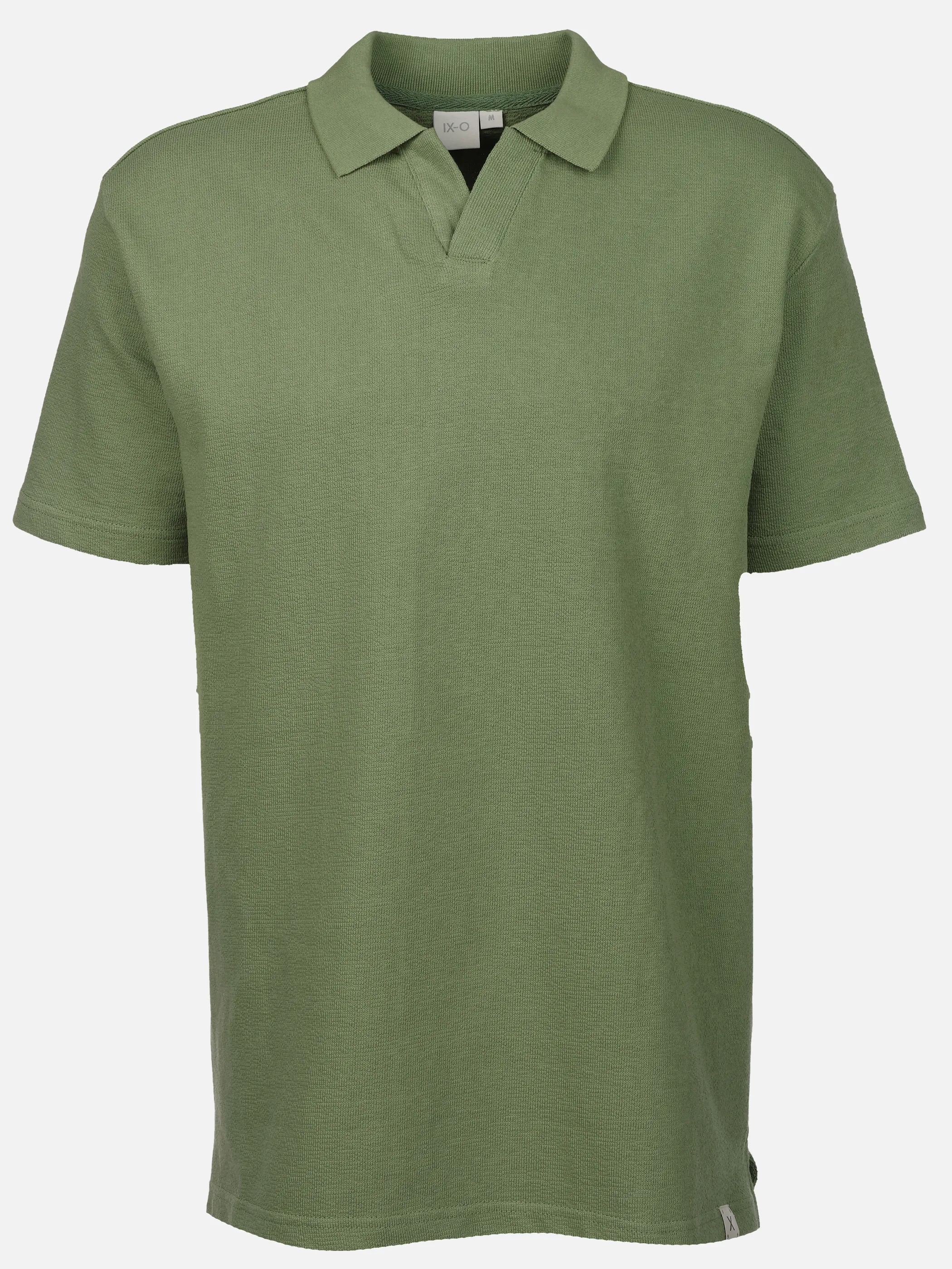 IX-O H16192BA22569AAWG YF He-Poloshirt, Struktur Grün 925914 12300 1