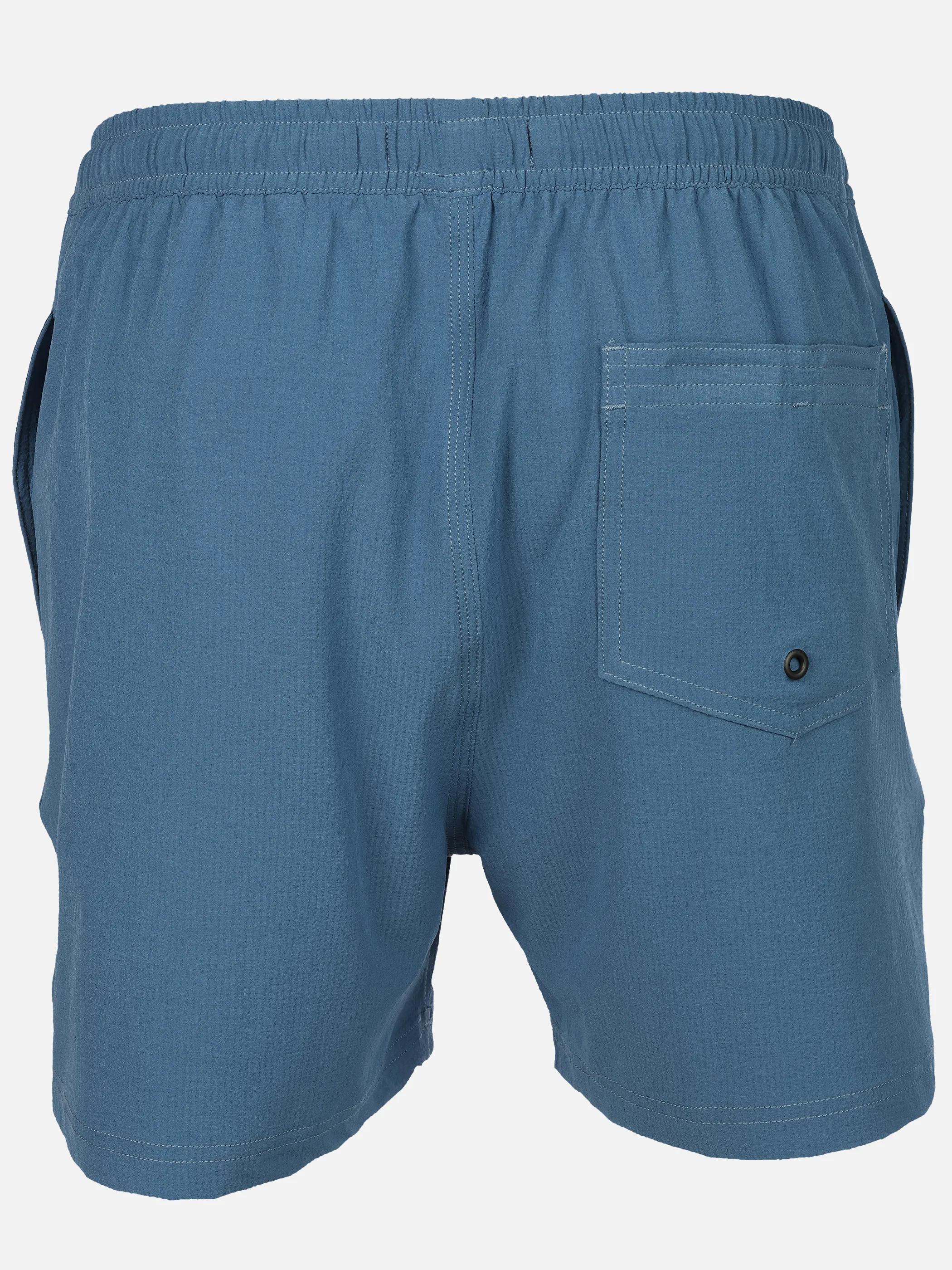 Grinario Sports He-Badeshorts, Seersucker, m. Gesäßtasche Blau 923519 BLUE 2
