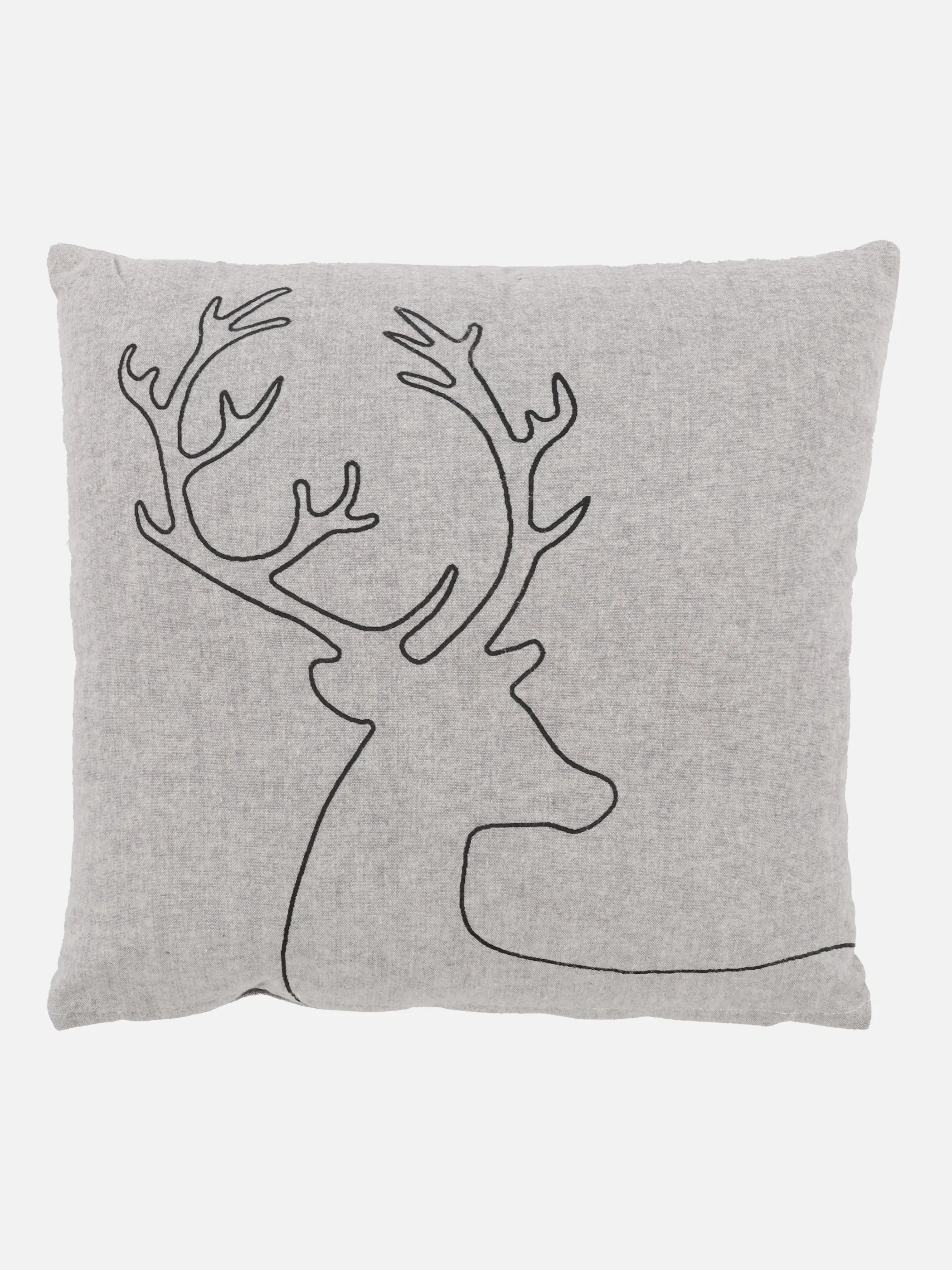 Dream House Sofakissen 45x45cm Elch Grau 867764 LIGHT GREY 1