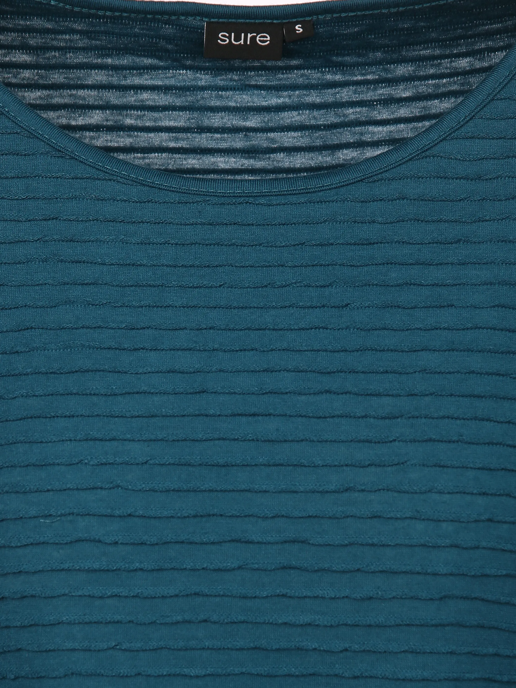 Sure Da-Struktur-Shirt Blau 913109 NILE BLUE 3