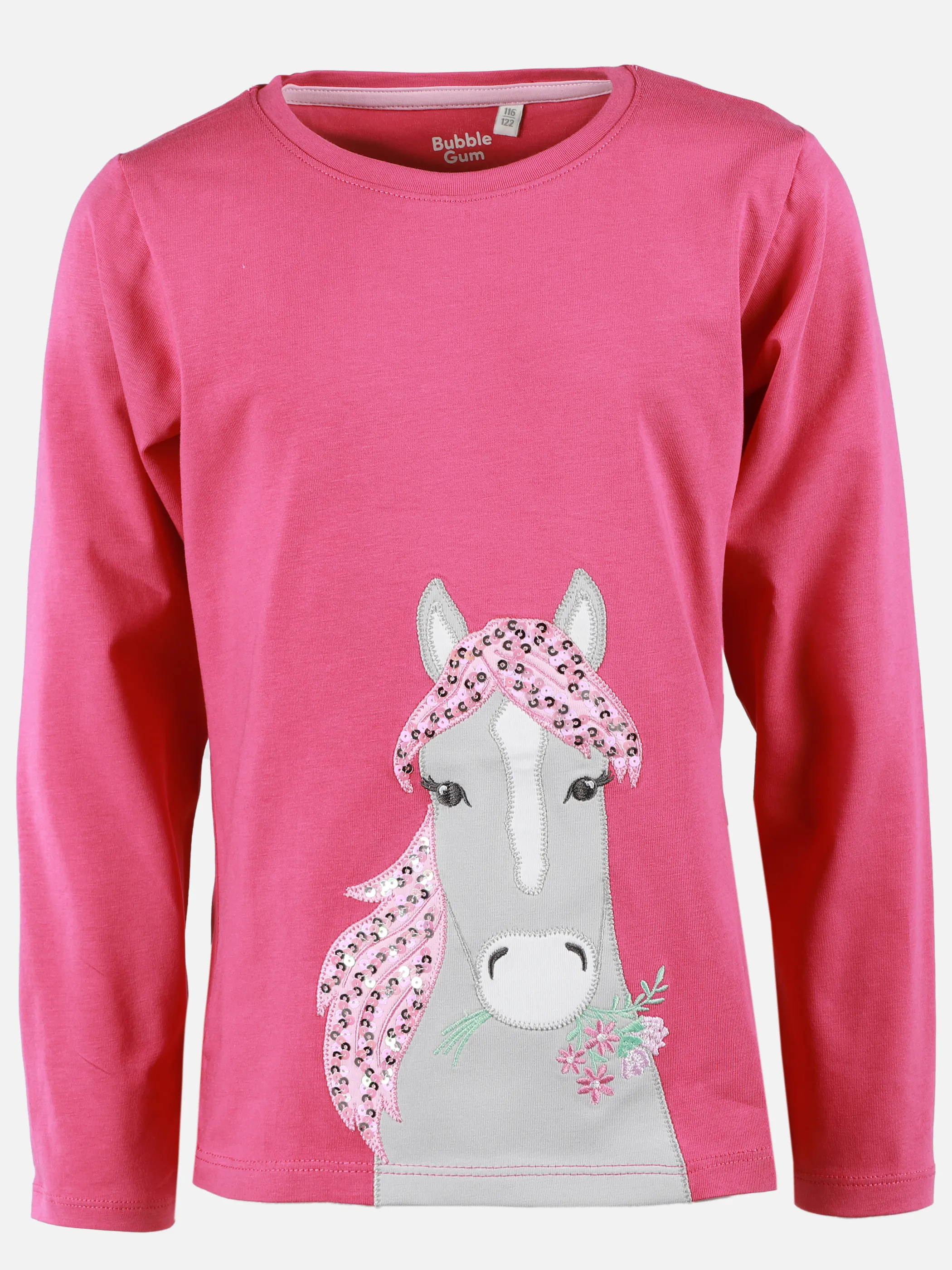 Bubble Gum KM T-Shirt mit Einhorn Stickerei Pink 905946 PINK 1 Bubble Gum KM T-Shirt mit Einhorn Stickerei Pink 905946 PINK 1