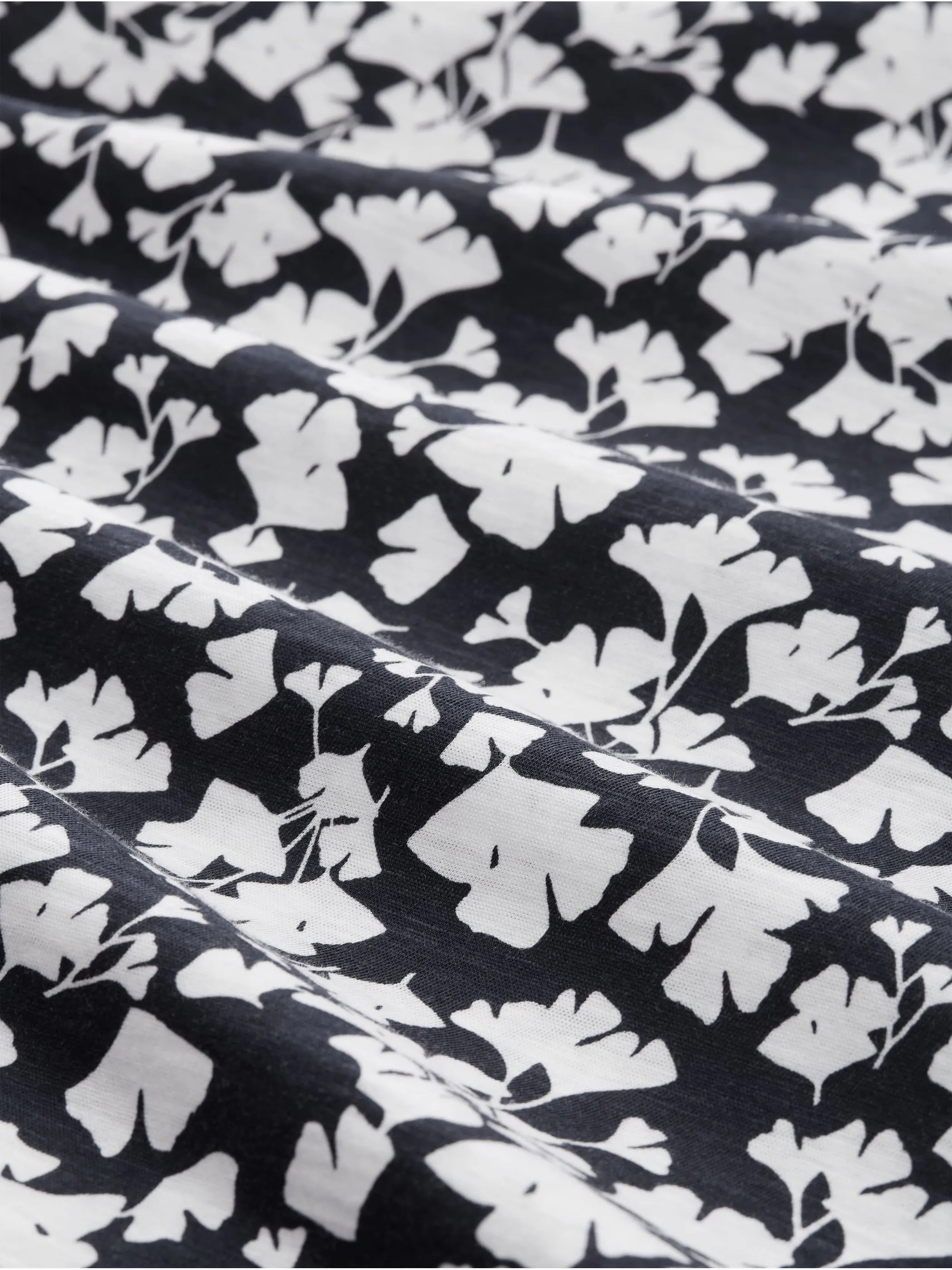 Tom Tailor 1050423 NOS T-shirt slub jersey wide crew Blau 922033 39735