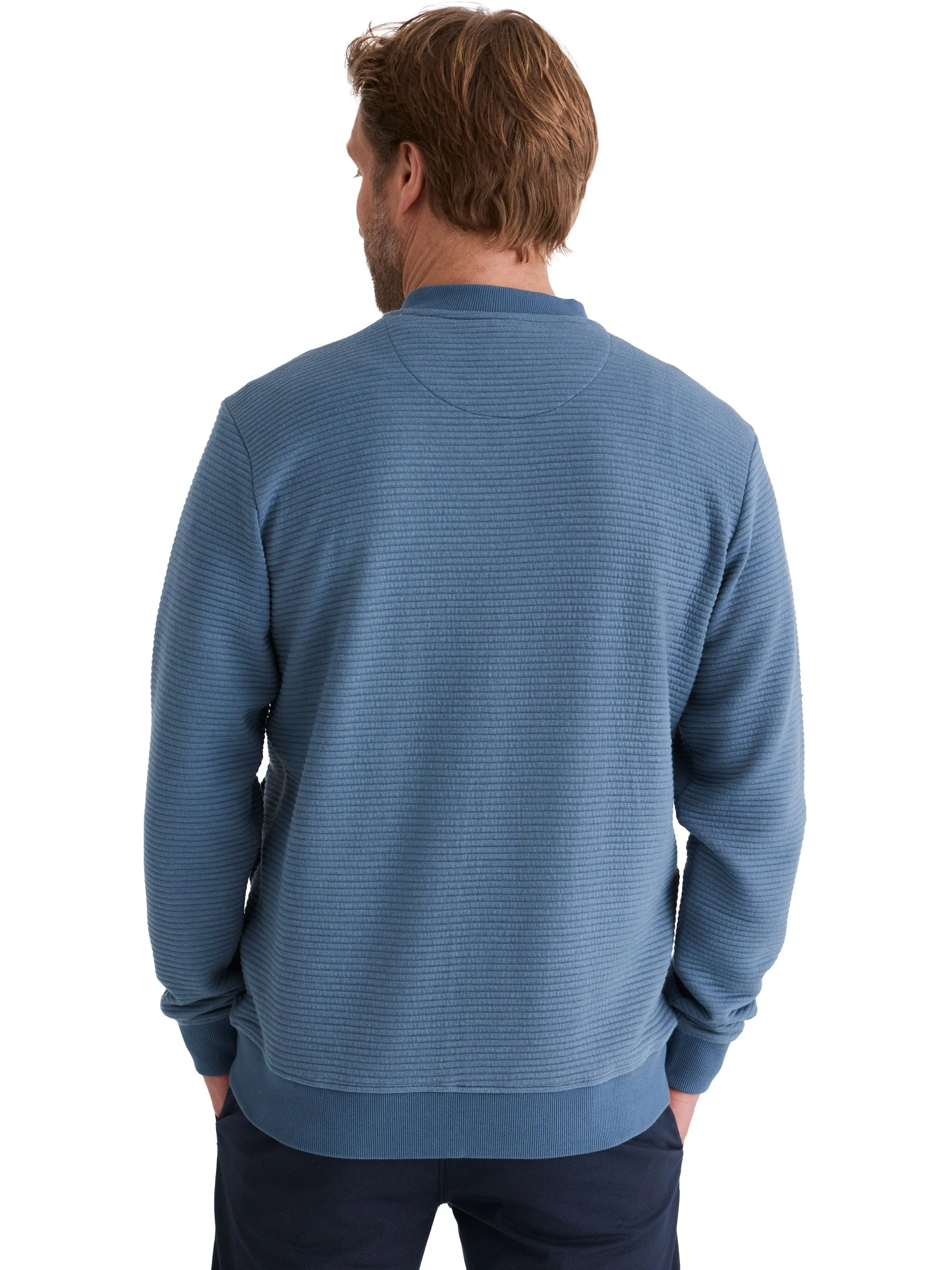 Stooker HAKA 75110020004501 He. Sweat light Blau 913899 4501 2