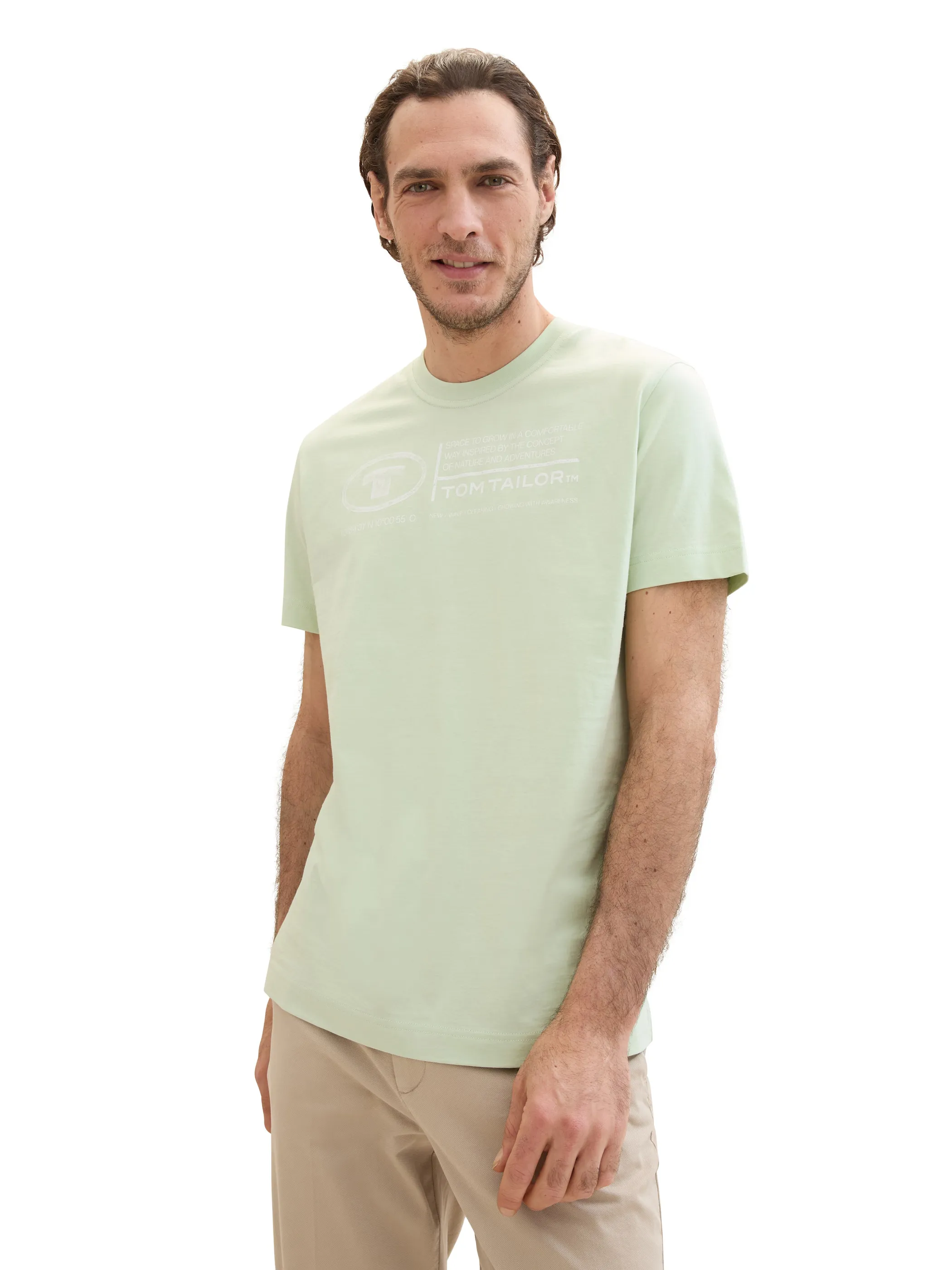 Tom Tailor 1035611 NOS printed crewneck t-shirt Grün 874939 35169 3 Tom Tailor 1035611 NOS printed crewneck t-shirt Grün 874939 35169 3
