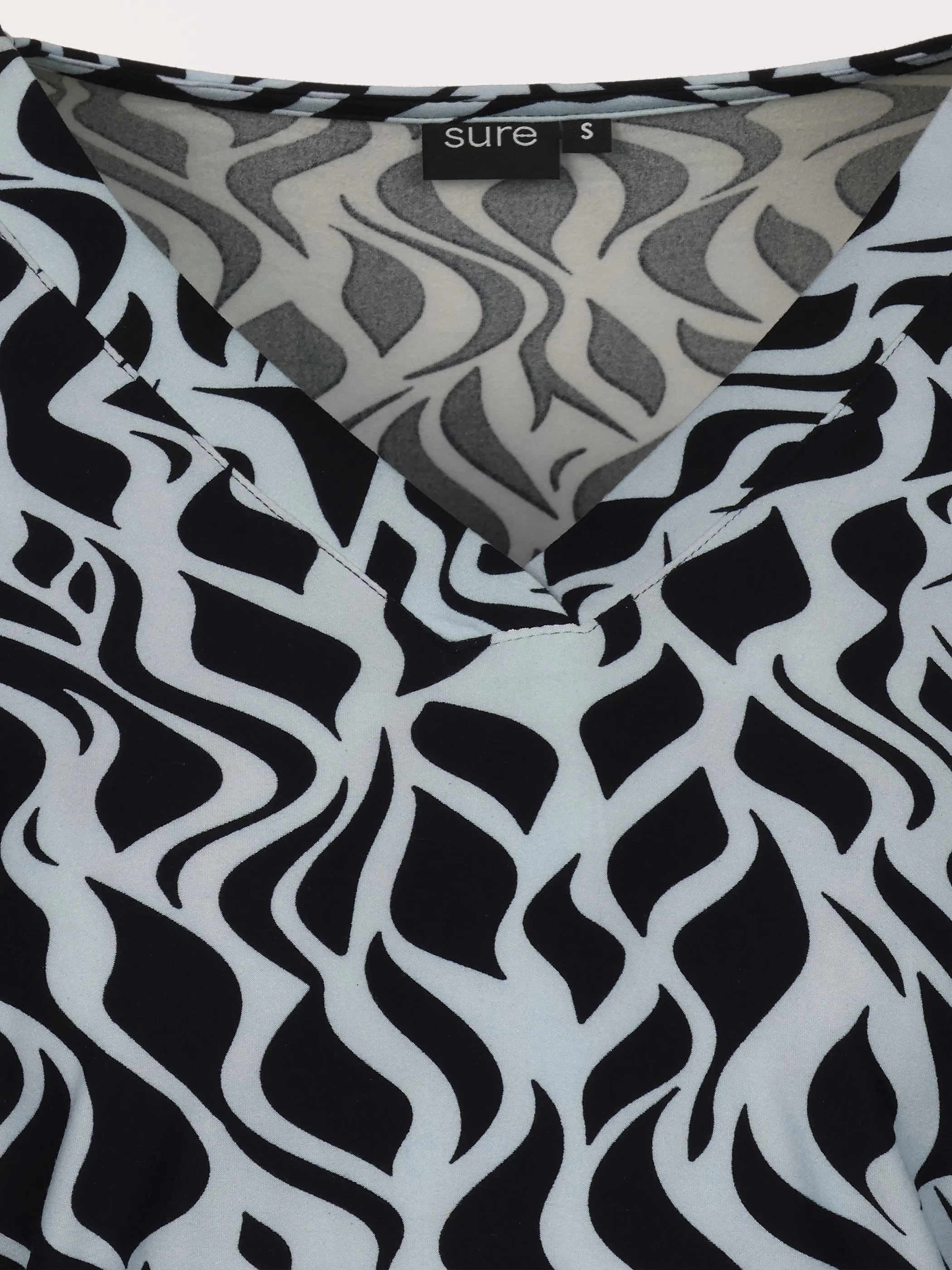 Sure Da-Shirt m. Alloverprint Blau 922855 WINDSURFER 3