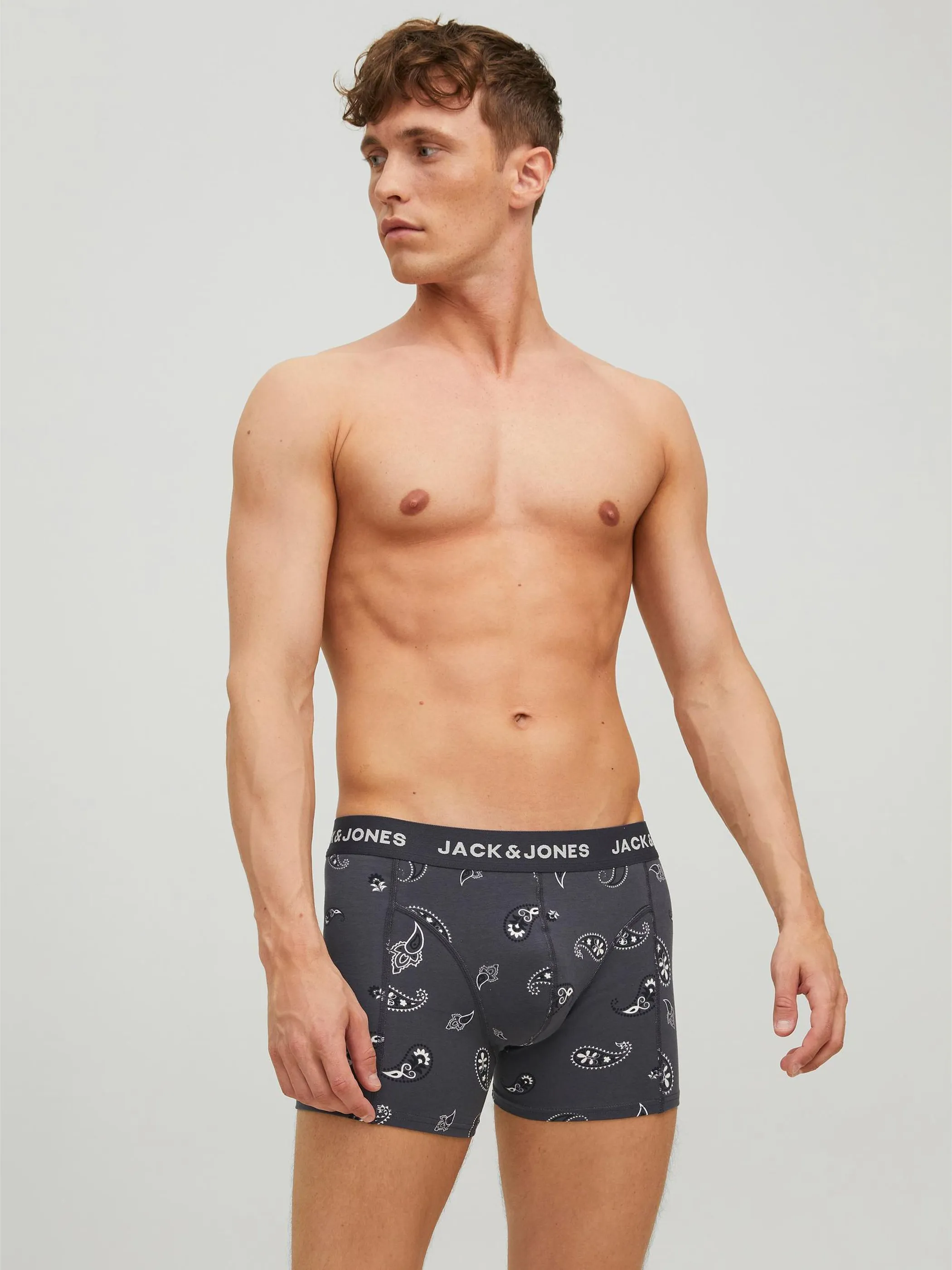 Jack Jones 12211161 JACPAISLEY TRUNKS 3-P Grau 867018 175703001 4 Jack Jones 12211161 JACPAISLEY TRUNKS 3-P Grau 867018 175703001 4