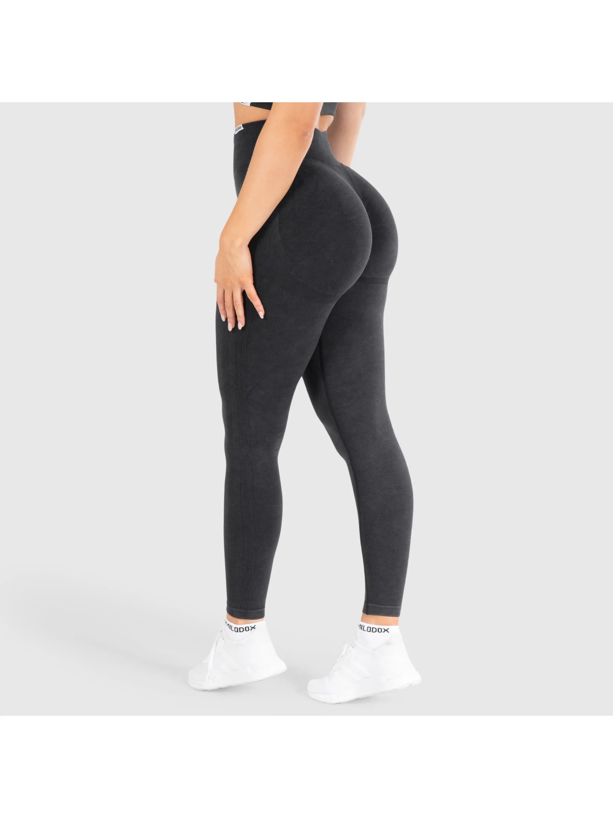 Smilodox 124373 Da-Leggings Batik Acid Schwarz 905920 SCHWARZ 4