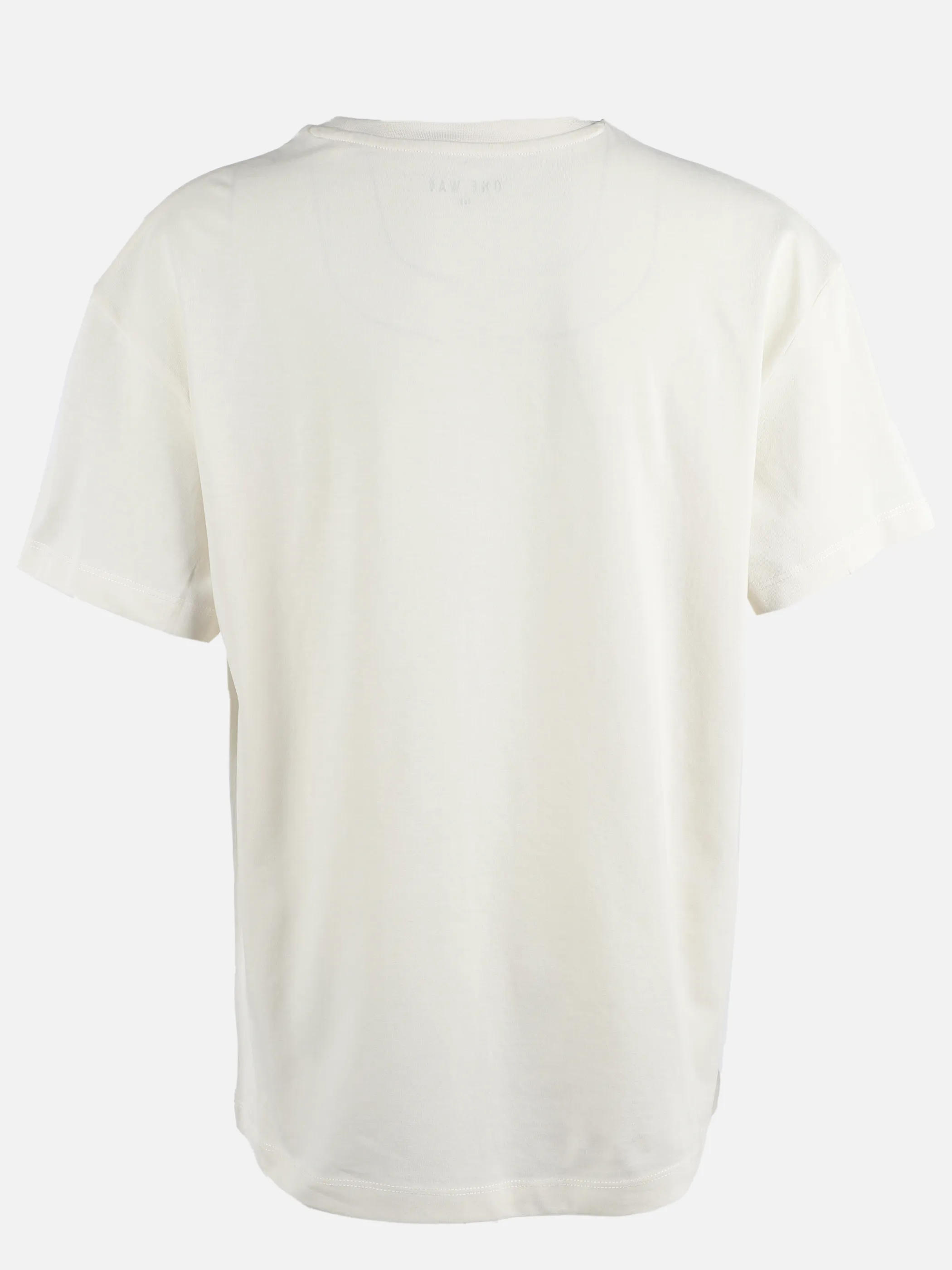 One Way JM oversized T-Shirt mit Cherryprint in offwhite Weiß 910072 OFFWHITE 2
