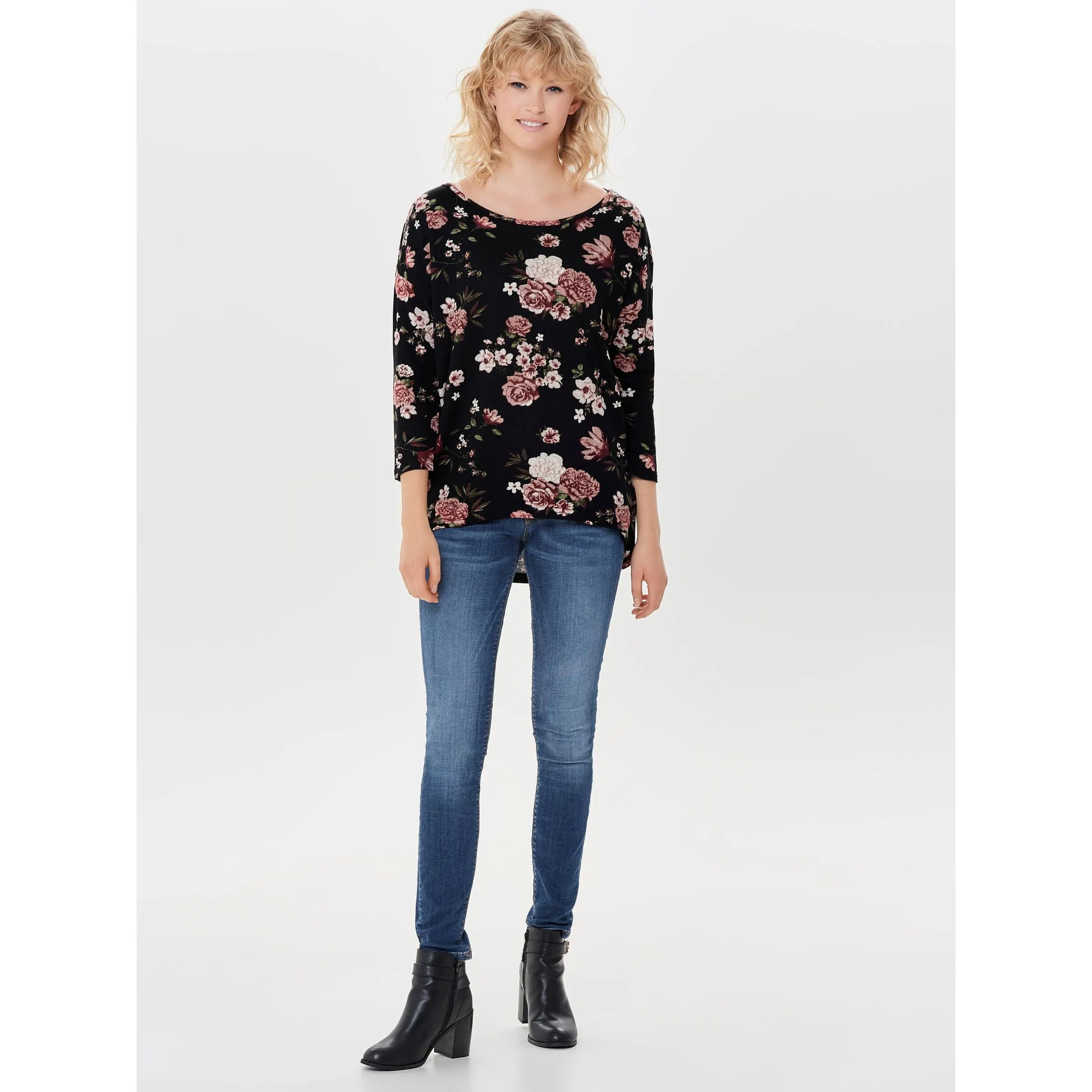 Only 15144286 onlELCOS 4/5 AOP TOP Schwarz 765230 177911024 4