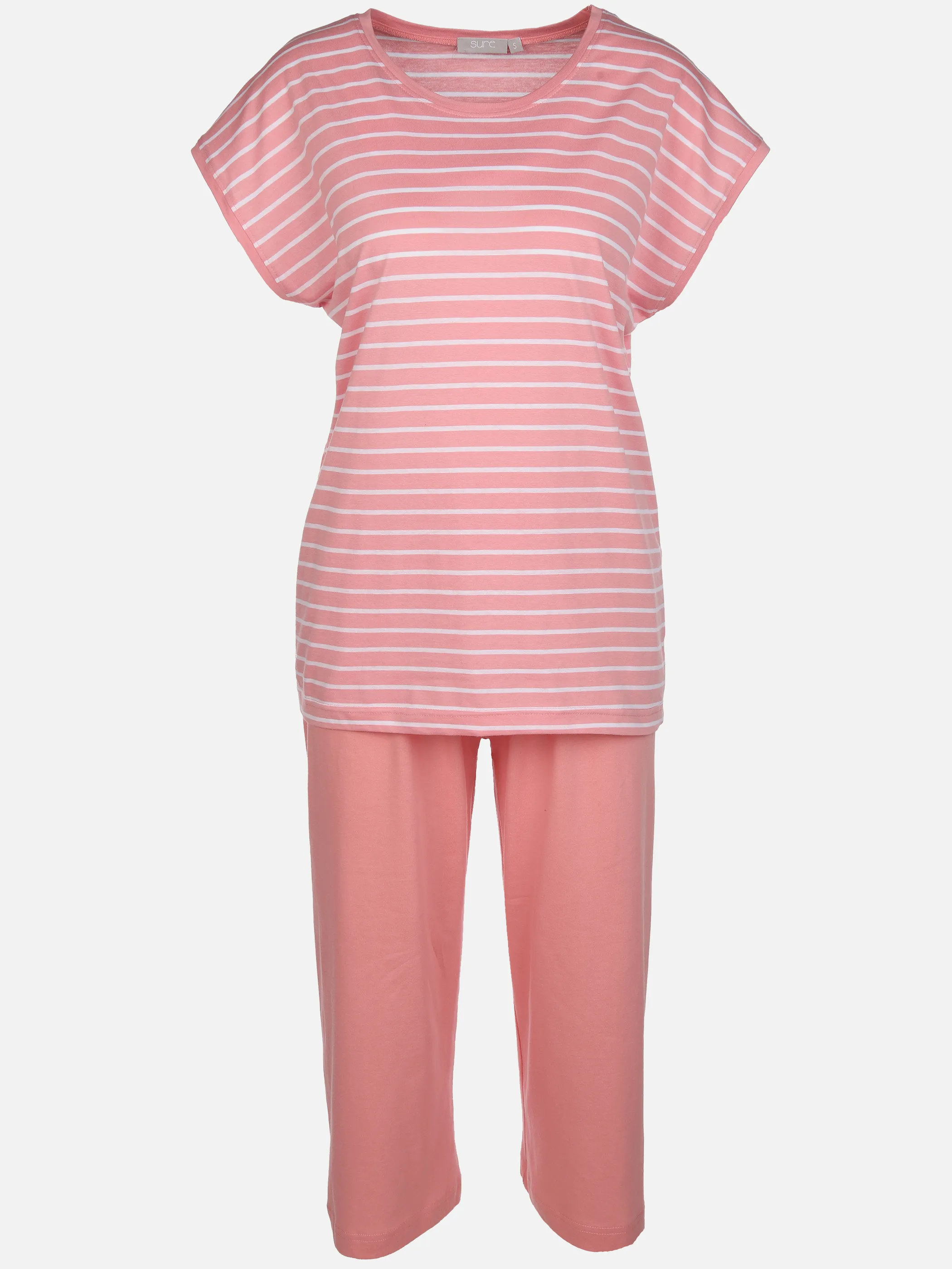 Sure Da. Pyjama Shirt 1/2 Arm gestr Rosa 891765 ROSA/WEIß 1 Sure Da. Pyjama Shirt 1/2 Arm gestr Rosa 891765 ROSA/WEIß 1