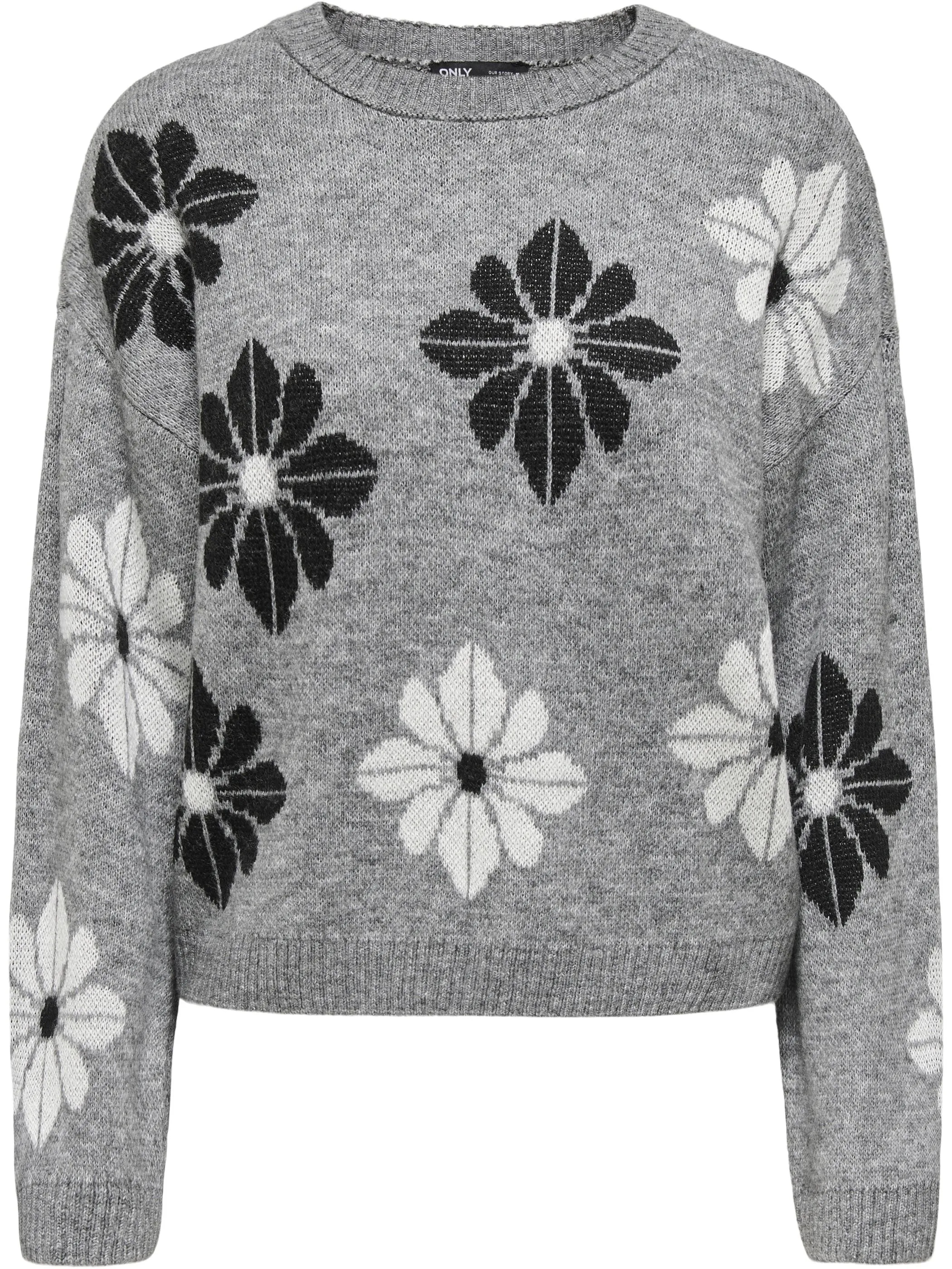 Only 15341925 ONLFREESIA LS FLOWER Grau 924624 179075004 1
