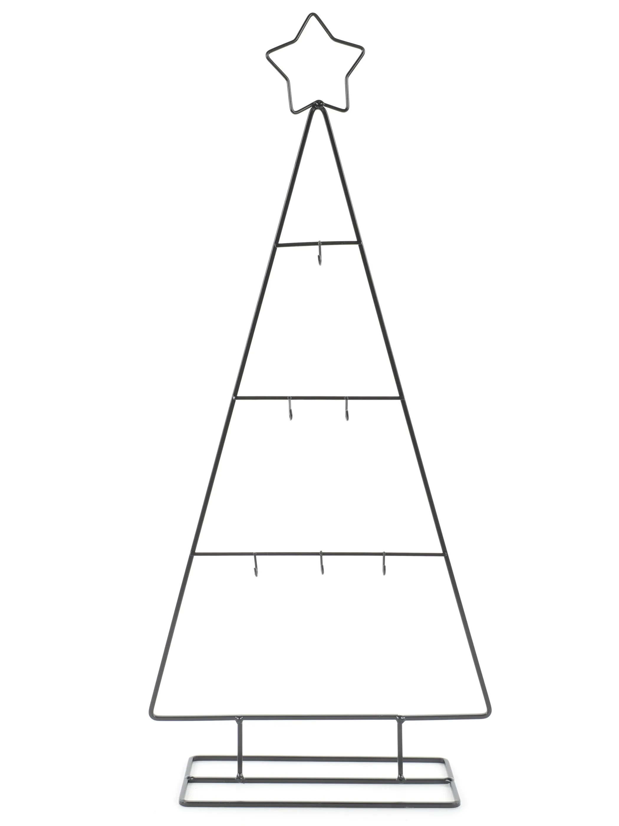 Weihnachten Weihnachtsbaum Eisen ca 60cm Schwarz 900288 SCHWARZ 1