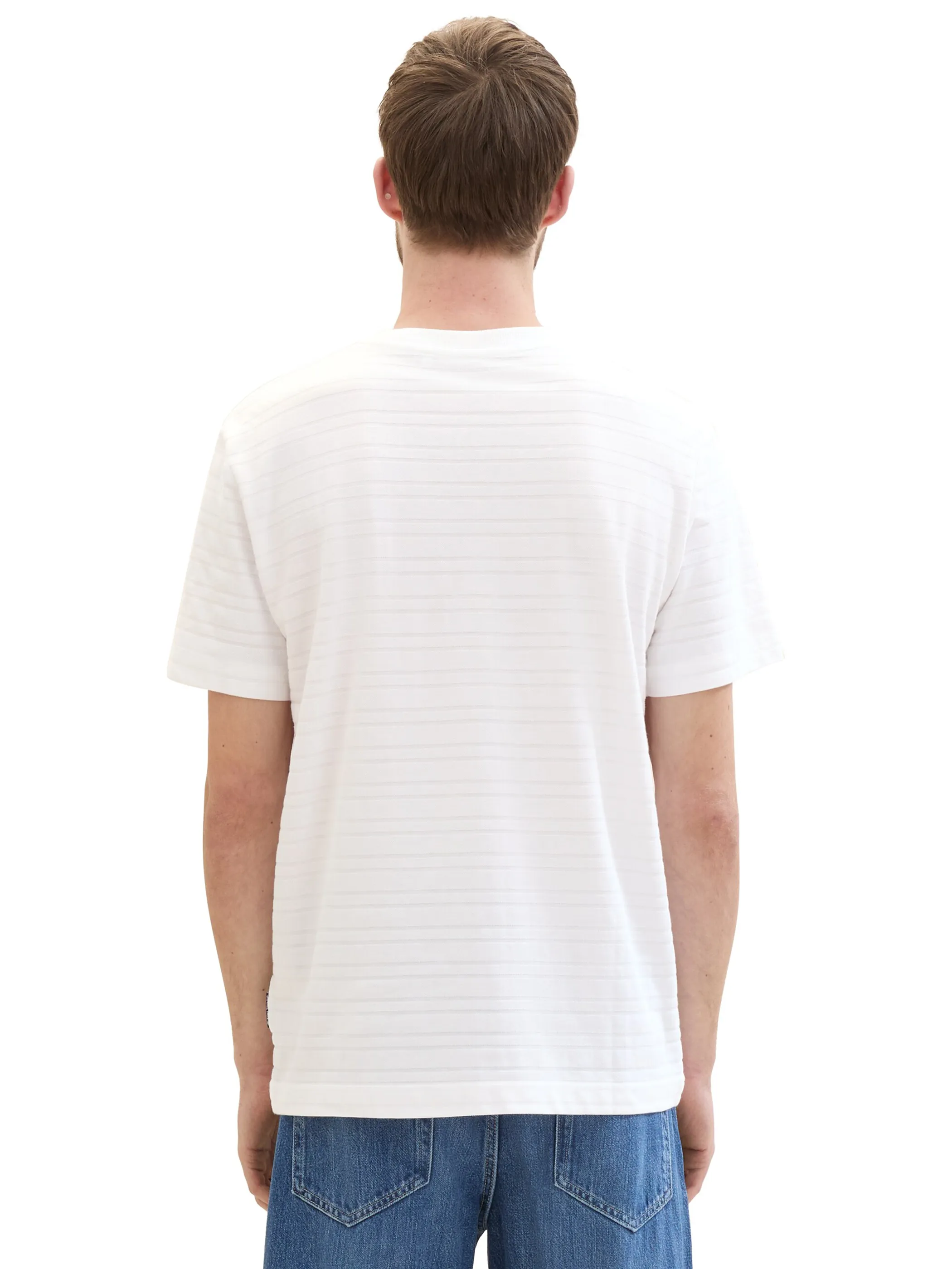 Tom Tailor 1042131 structured t-shirt Weiß 895628 20000 2 Tom Tailor 1042131 structured t-shirt Weiß 895628 20000 2