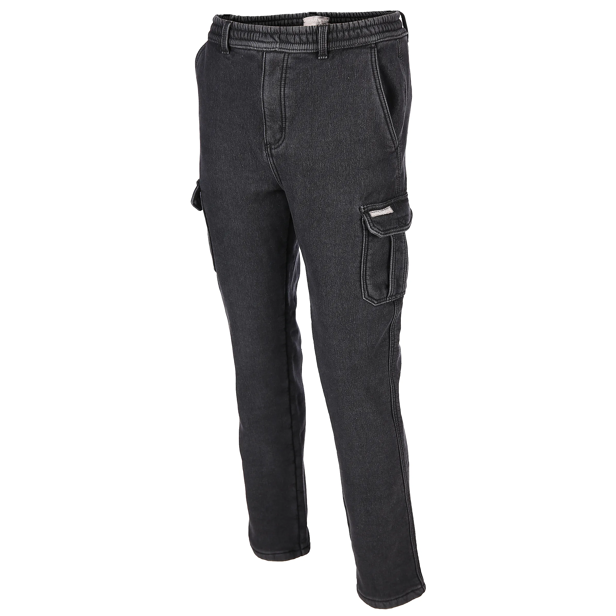 Marcel Battiston He. Thermoschlupfjeans Schwarz 822699 BLACK 1
